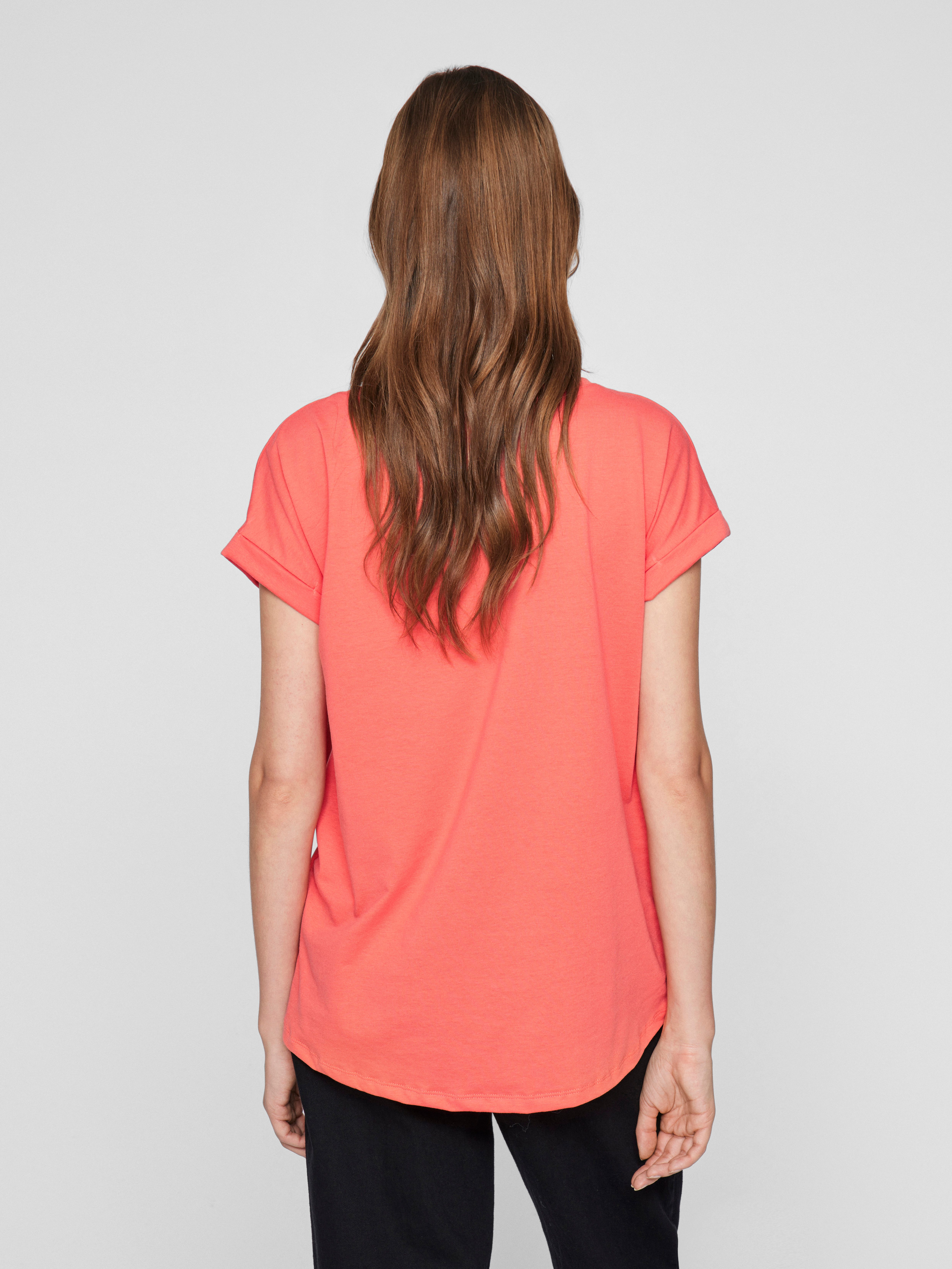Vila Rundhalsshirt VIDREAMERS NEW PURE T-SHIRT/SU-NOOS günstig online kaufen