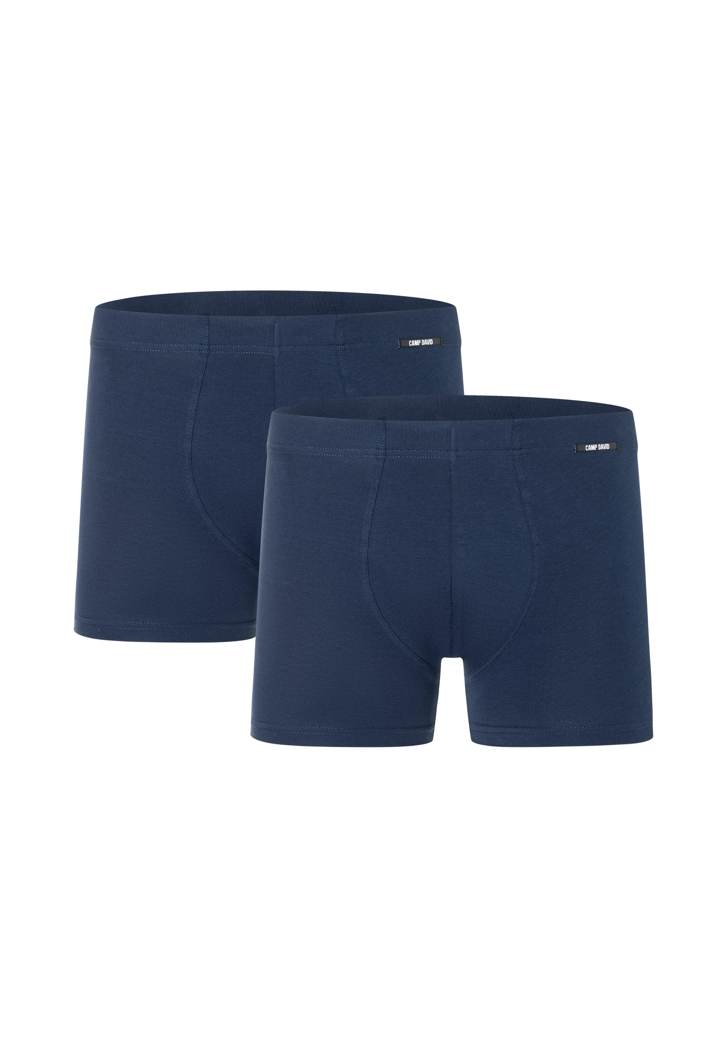 CAMP DAVID Boxershorts casual (2er Pack) mit elastischem Bund günstig online kaufen