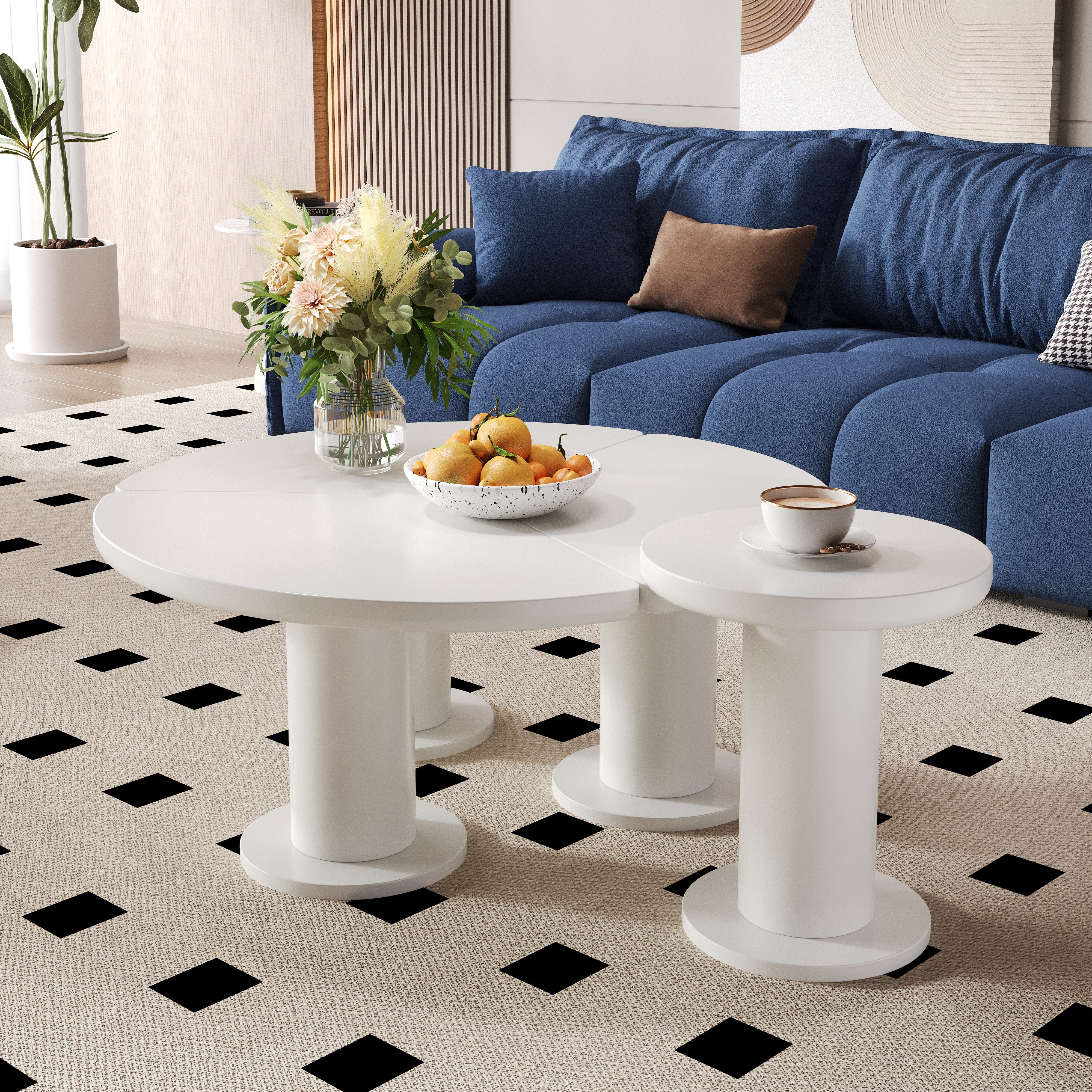 HAUSS SPOLE Couchtisch Runde Couchtisch Set, günstig online kaufen