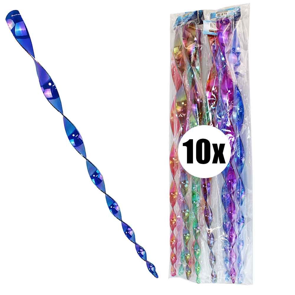 Kögler Windspiel 10 Stück Windspiel Spirale XXL Set - ca. 70 cm (10 St)