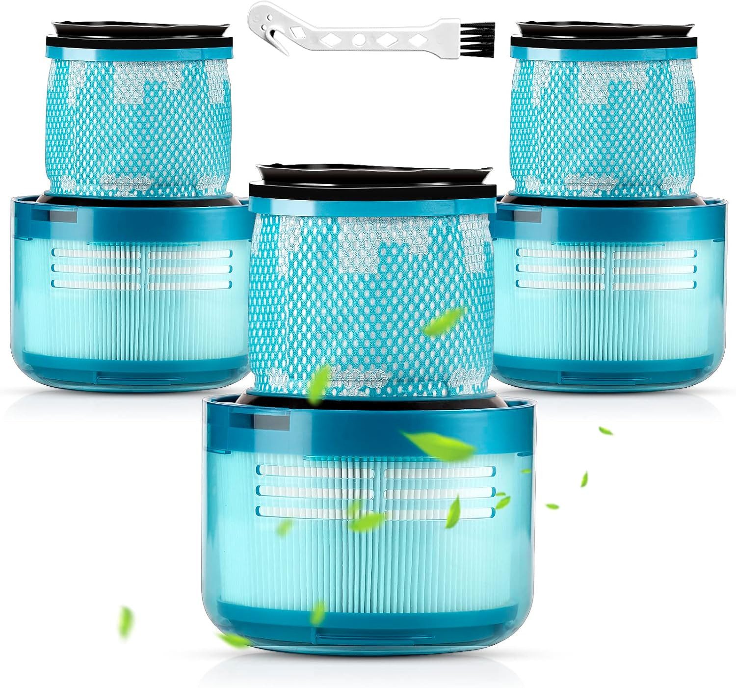 FELIXLEO Saugfilter 3 Stück Ersatzfilter für Dyson V15 Detect Complete Vakuumfilter (1 St)