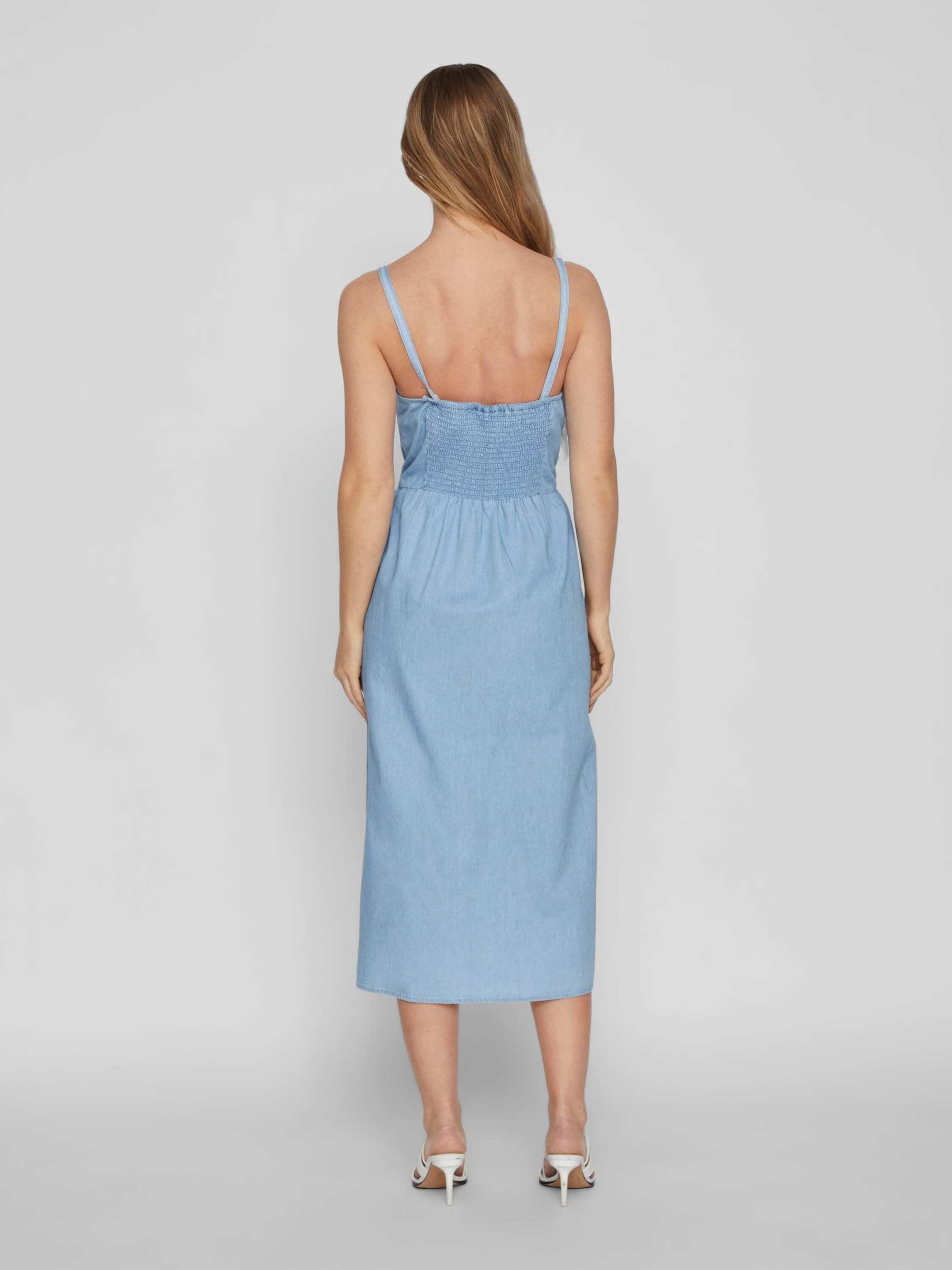 Vila Blusenkleid Zia (1-tlg) Drapiert/gerafft