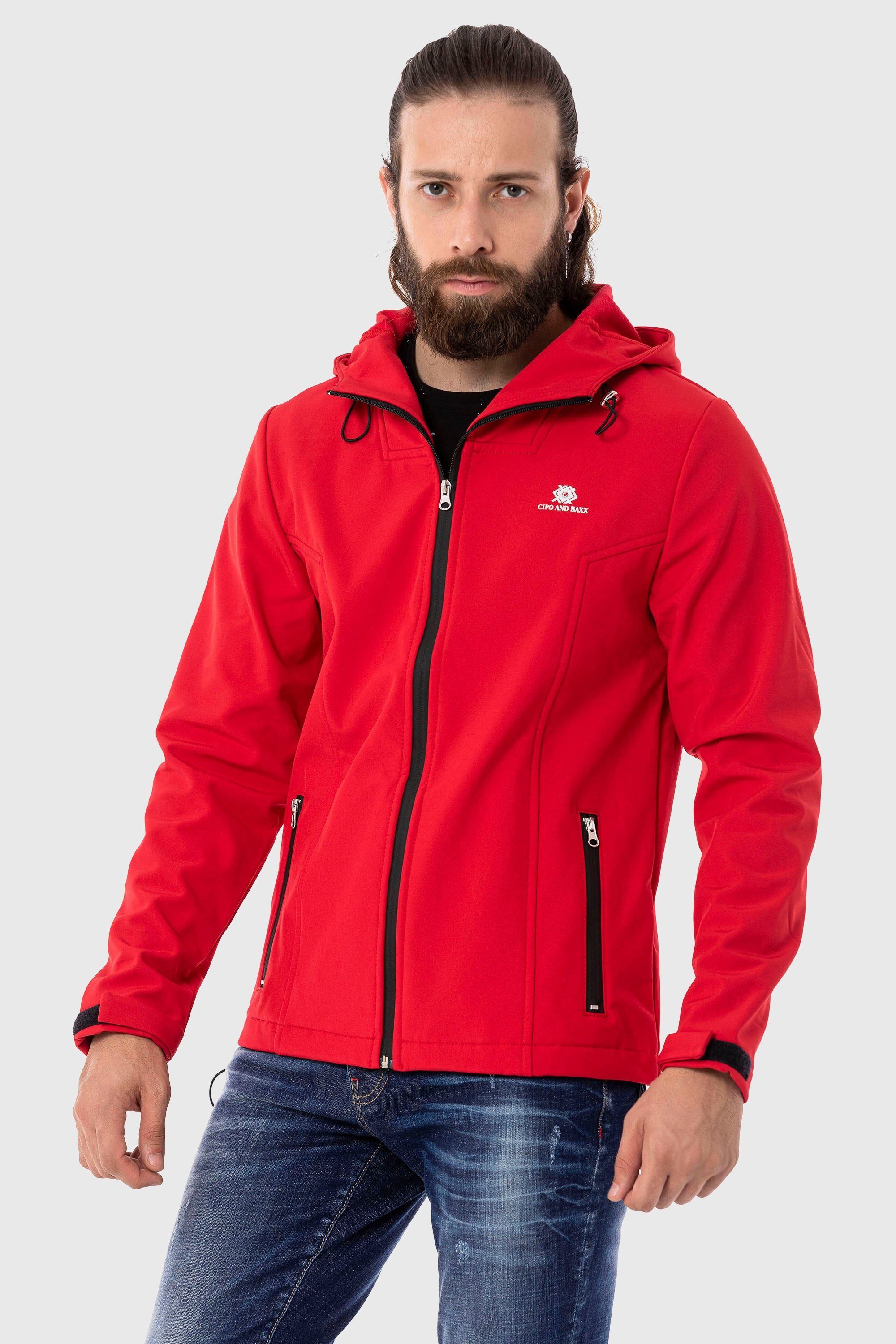 Cipo & Baxx Funktionsjacke Jacke im unifarbenen Look günstig online kaufen