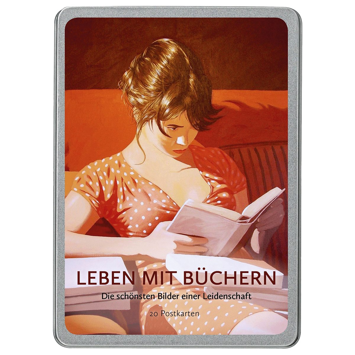 Postkarte Leben mit Büchern: Die schönsten Bilder einer Leidenschaft