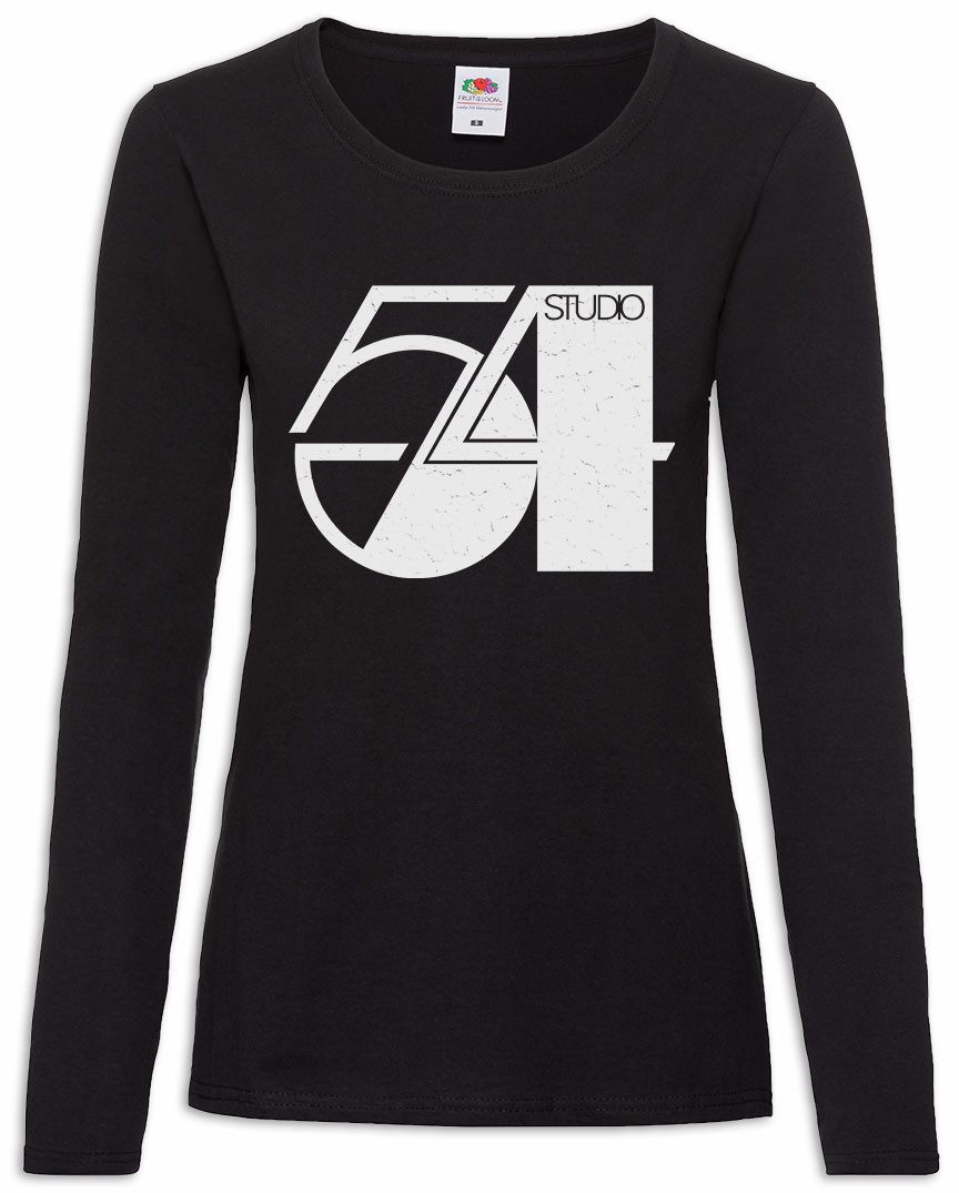 Urban Backwoods Langarmshirt Studio 54 A2 Damen Langarmshirt New York Nightclub NY NYC Disco (1-tlg) History Era Club Nightlife