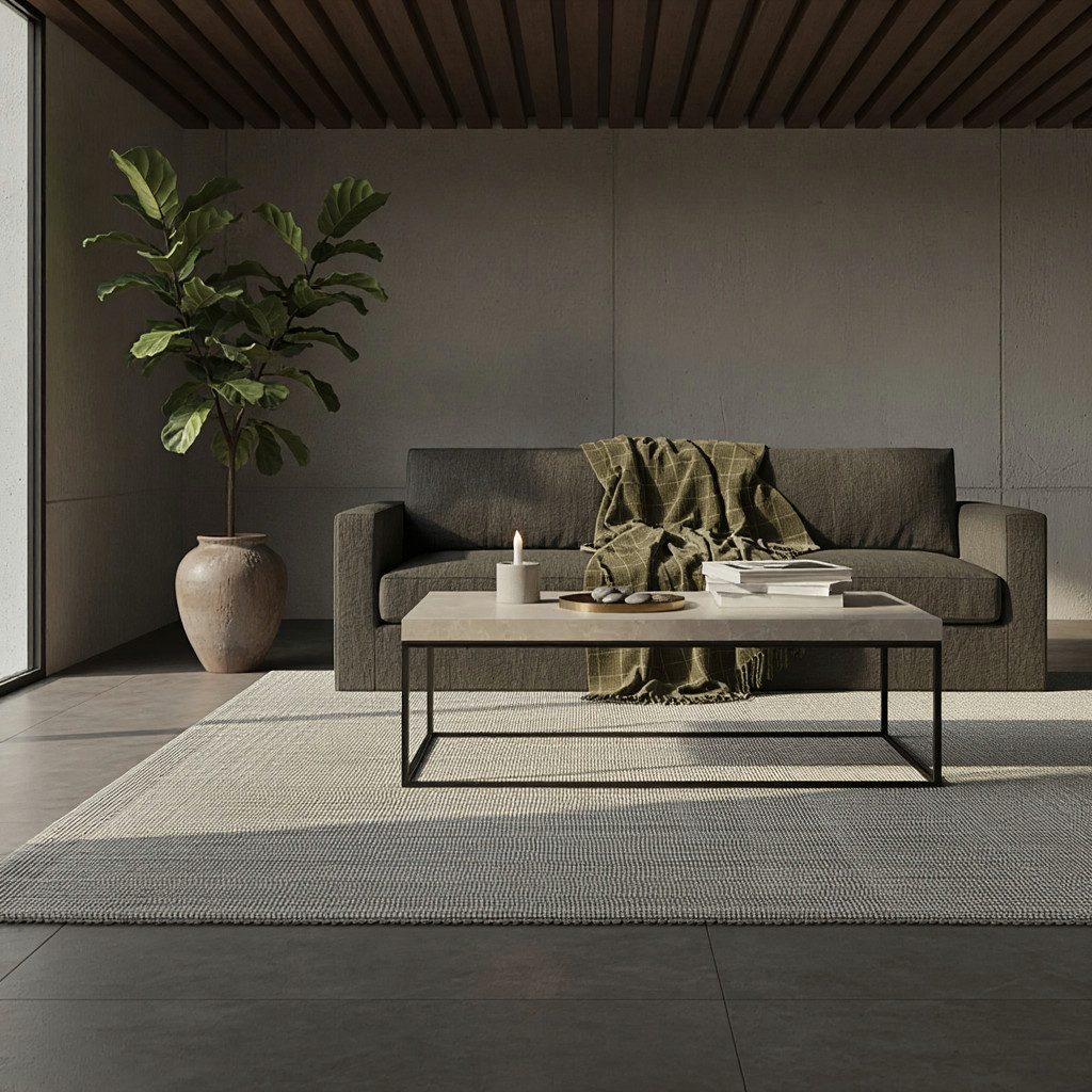KADIMA DESIGN Couchtisch Couchtisch 120x60x38 cm Sandfarben Sofatisch in St günstig online kaufen
