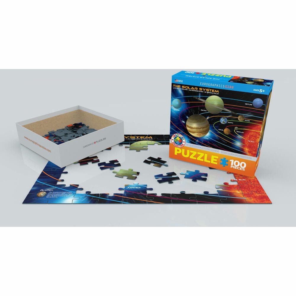 EUROGRAPHICS Puzzle Das Sonnensystem, 100 Puzzleteile