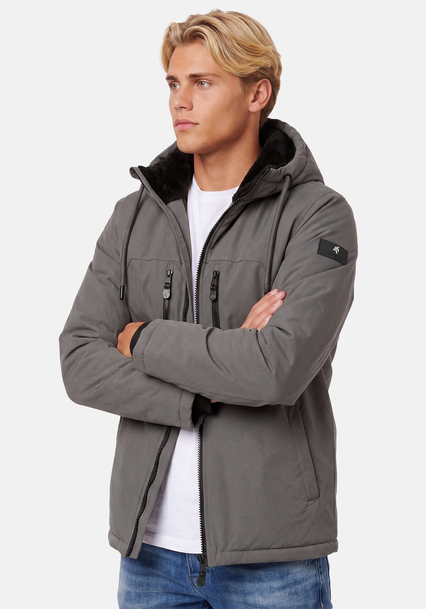 Alessandro Salvarini Winterjacke ASMori mit warmem Teddyfell – Bild 3 von 5