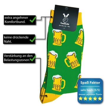 TwoSocks Freizeitsocken Bier Socken lustige Socken Herren & Damen, Einheitsgröße