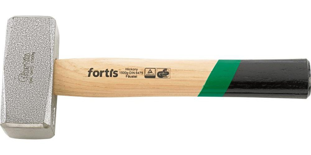 fortis Hammer FORTIS Fäustel DIN6475 2000g Hickory