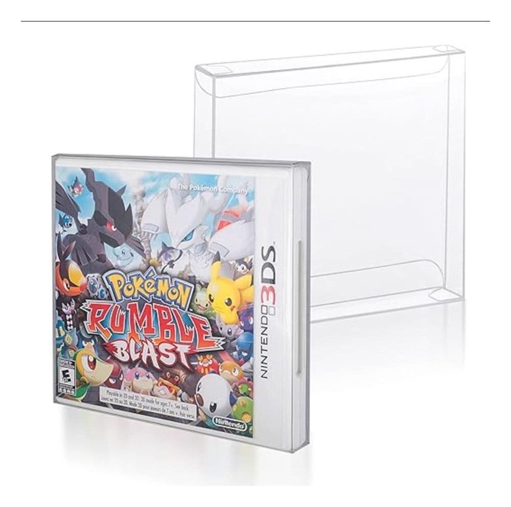 Evoretro Nintendo-Schutzhülle PET Gehäuse 25er-Pack für 3DS (NTSC) Spiele