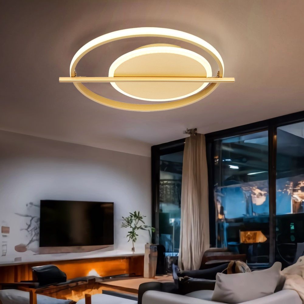 GLOBO LIGHTING LED Deckenleuchte, LED-Leuchtmittel fest verbaut, Warmweiß, günstig online kaufen