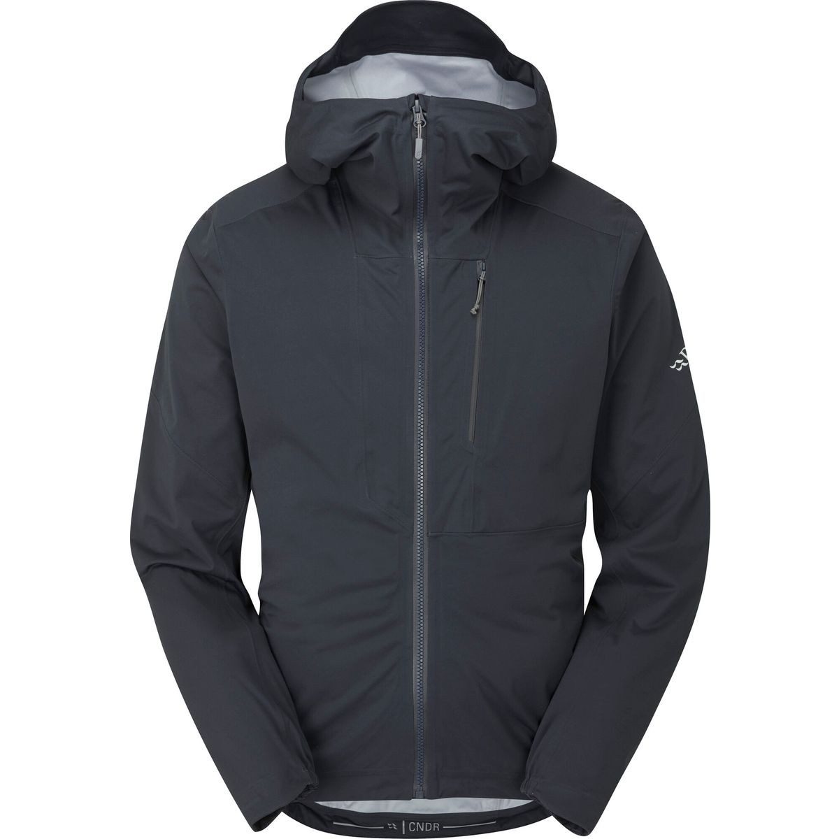 Rab Fahrradjacke Cinder Kinetic Jacket Wasserdichte und atmungsaktive Fahrradjacke mit helmkompatibler