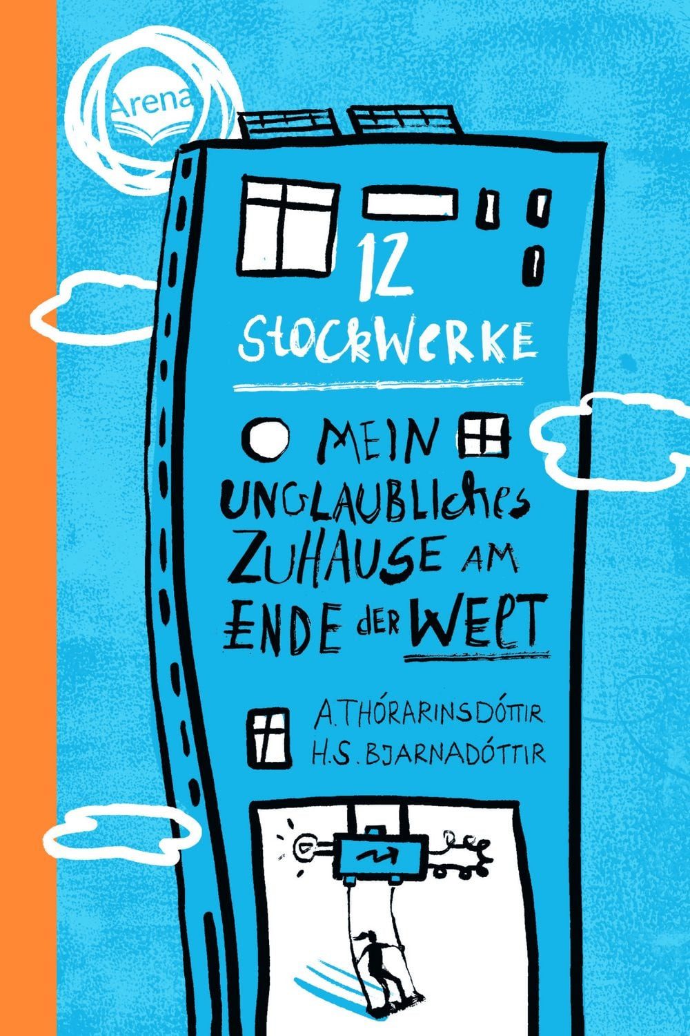12 Stockwerke. Mein unglaubliches Zuhause am Ende der Welt / Arndís Thórarinsdóttir, Hulda Sigrún Bjarnadóttir, Nominiert für den Jugendliteraturpreis 2024. Humorvoller Familien- und Umweltroman aus Island für alle ab 10, Nominiert für: Deutscher Jugendliteraturpreis