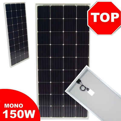 Apex Solarmodul Solarpanel Solarmodul Solarzelle 55516 Modul 150W 12V