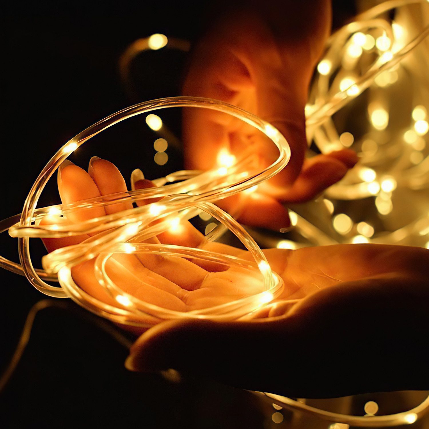 Clanmacy LED-Lichterschlauch LED Solarleuchte 20m LED Solar Lichterkette So günstig online kaufen