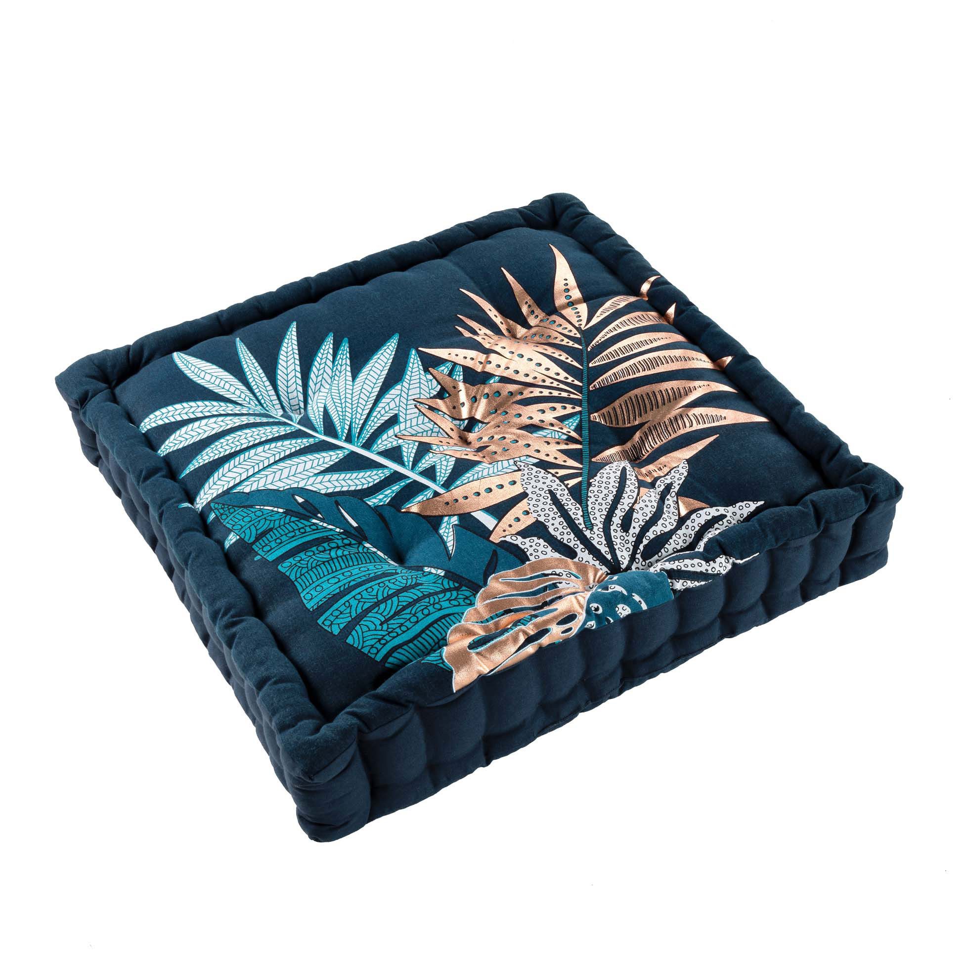 dynamic24 Bodenkissen, Sitzkissen Stuhlkissen Bank Auflage 60x60x10cm