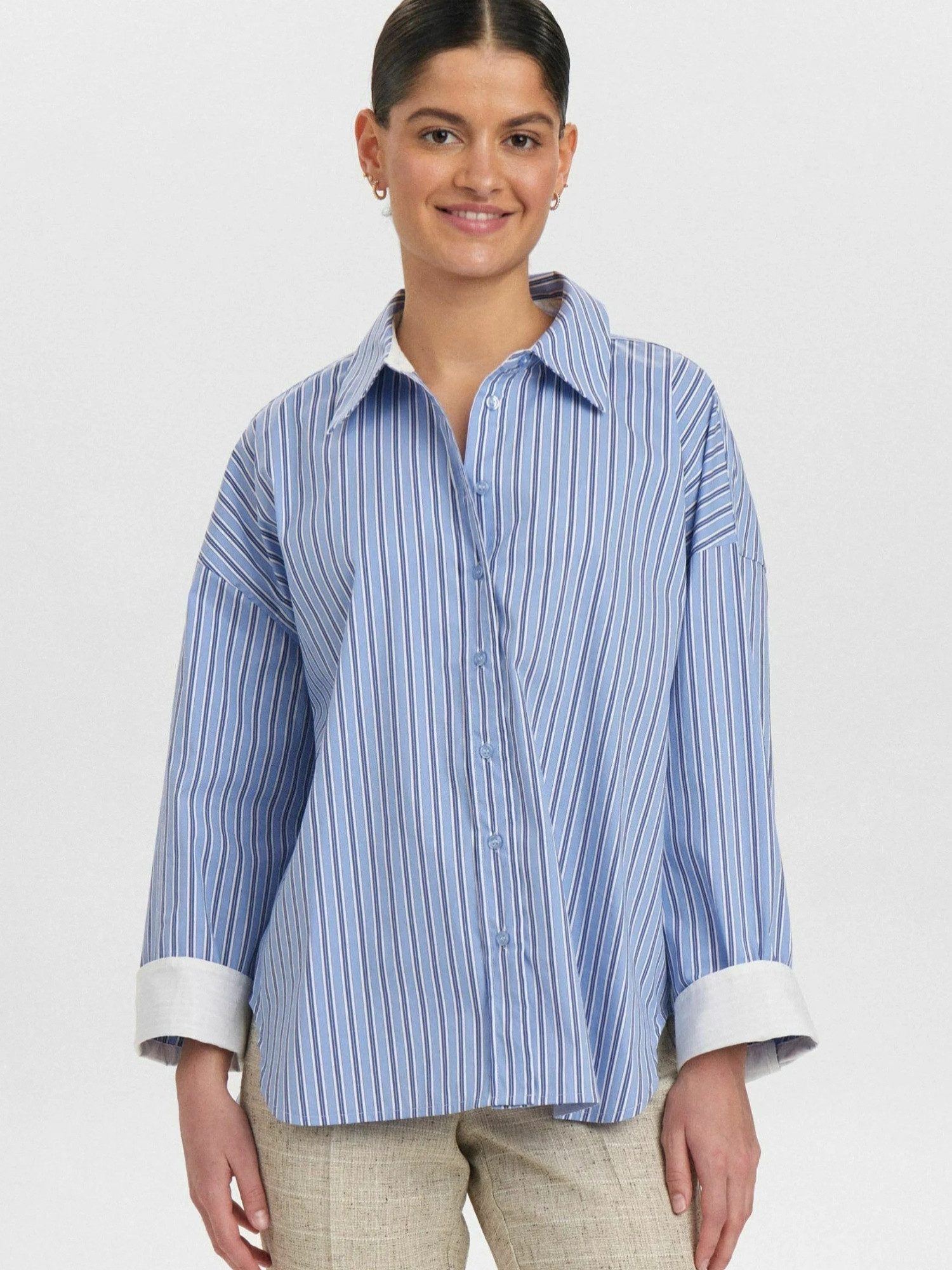 nümph Streifenhemd Nümph Striped shirt NUELOISE