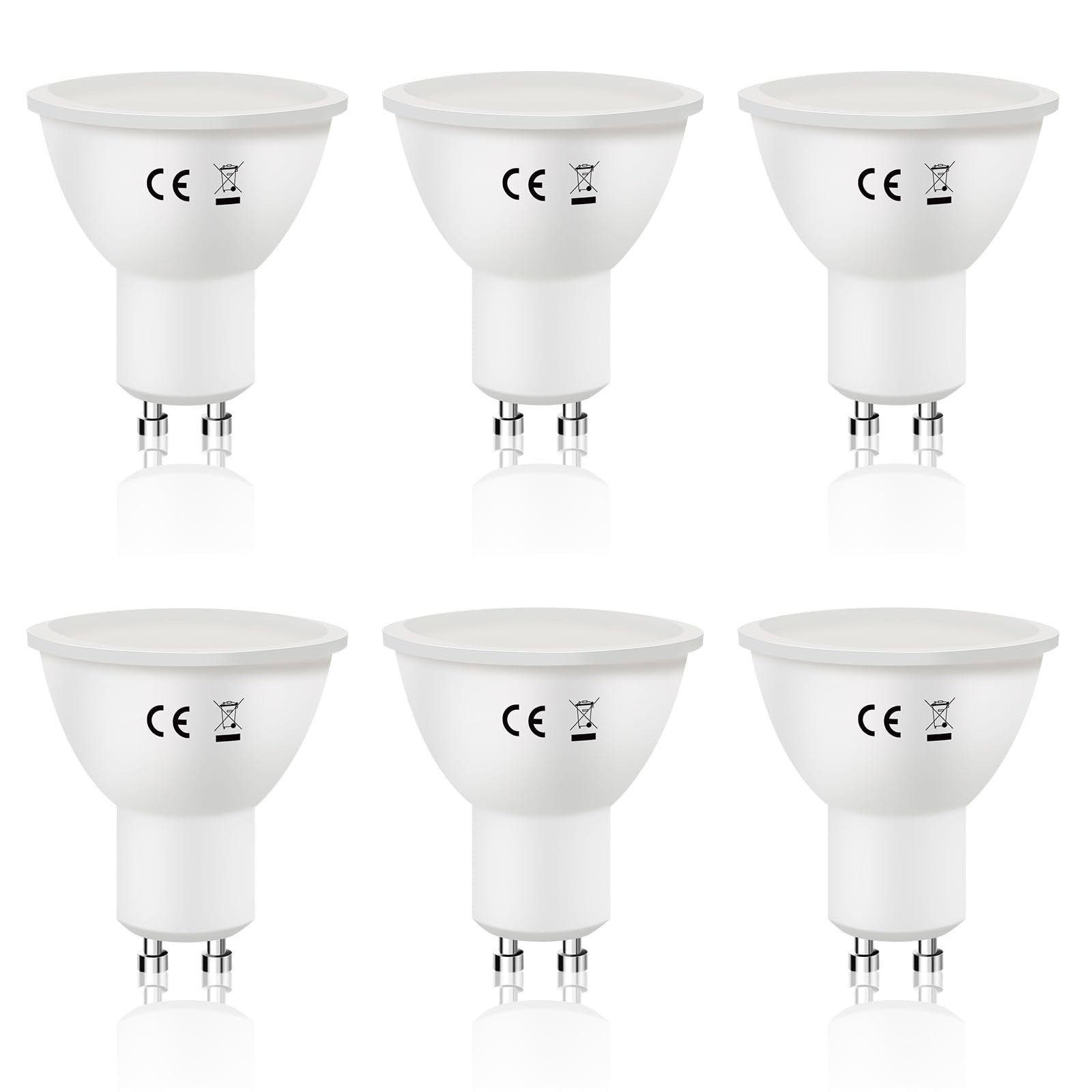 ZMH LED-Leuchtmittel 6W Energiesparlampe Abstrahlwinkel 110° Spot Reflektor günstig online kaufen