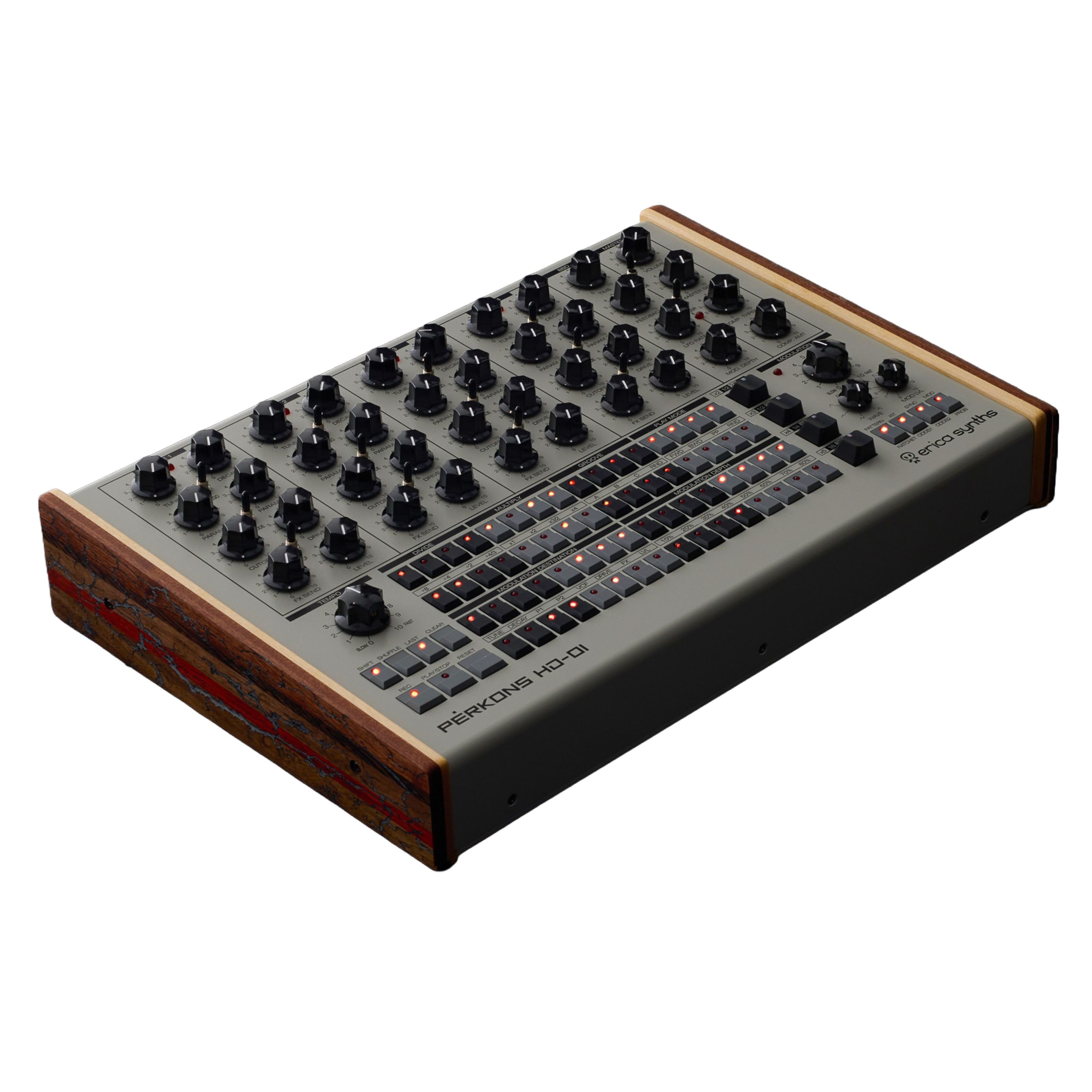 Erica Synths Synthesizer (Groove-Tools, Drumcomputer), Perkons HD-01 Grey Limited Edition - Drum Machine