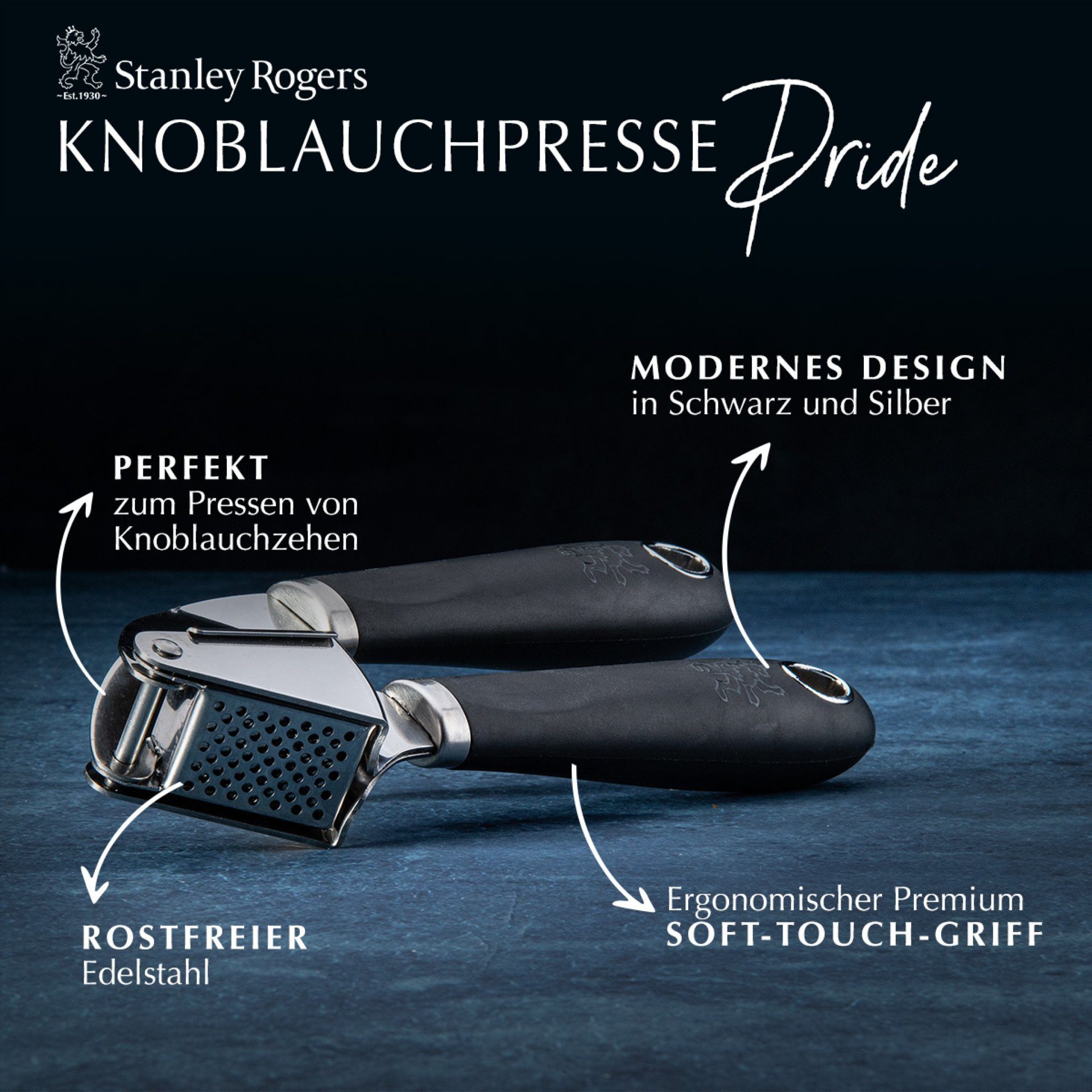 Stanley Rogers Knoblauchpresse Knoblauchpresse