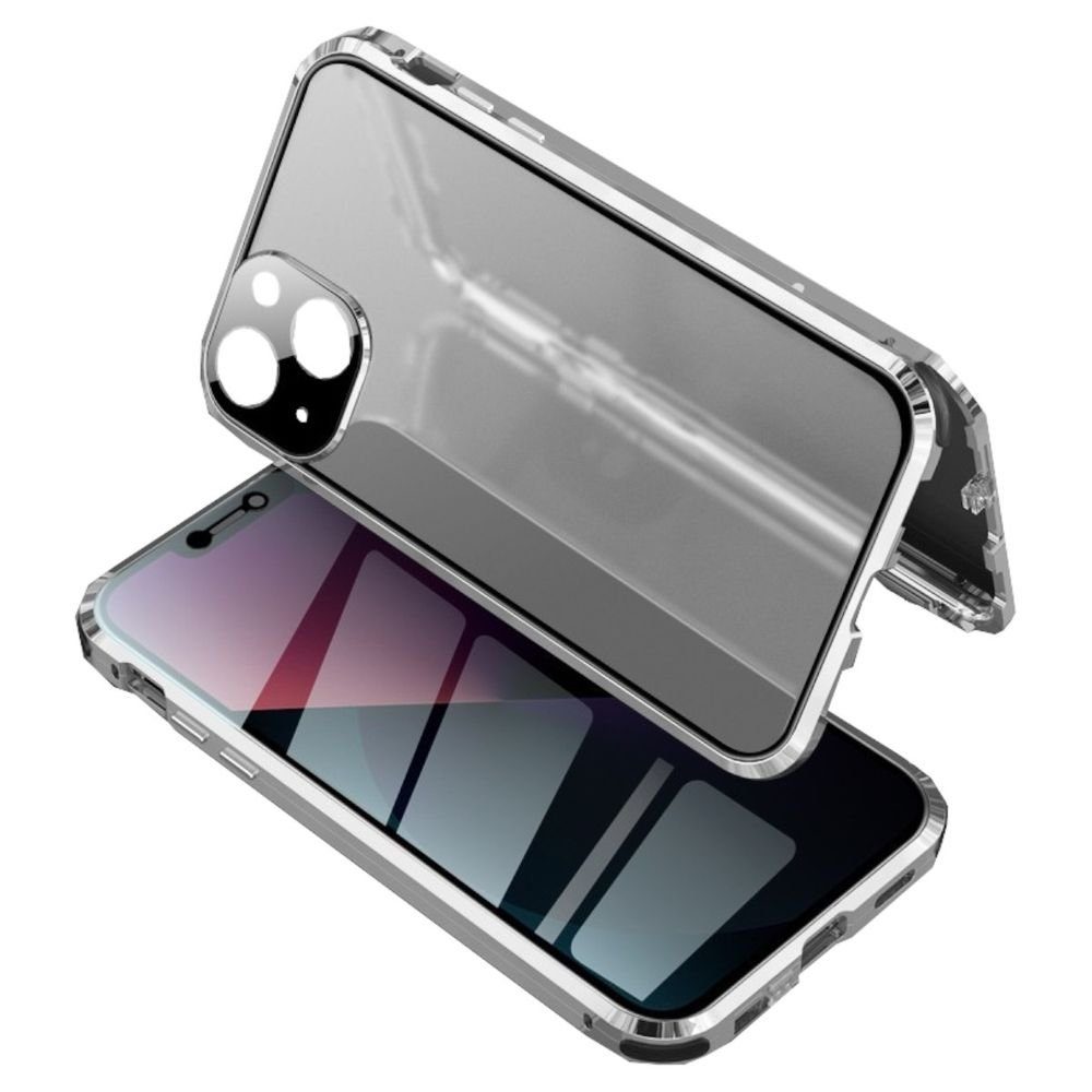 Wigento Handyhülle »Beidseitiger 360 Grad Privacy Magnet / Glas Case Bumper  für Apple iPhone 13 Handy Tasche Case Hülle Cover New Style« online kaufen  | OTTO