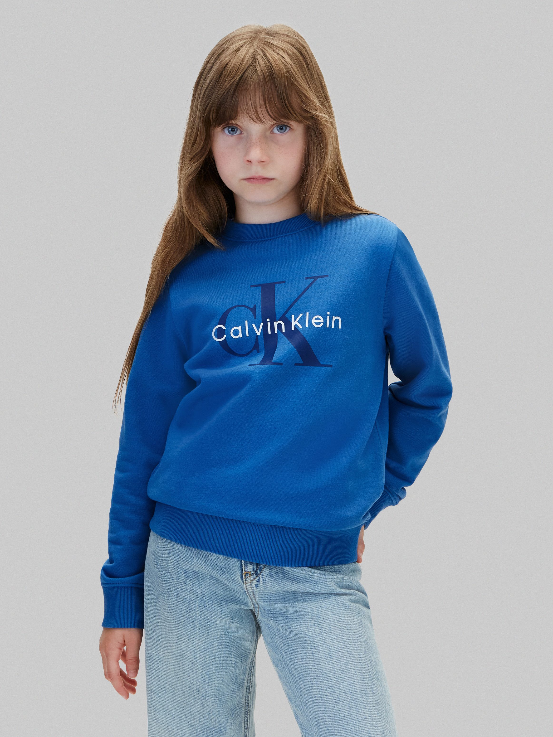 Calvin Klein Jeans Sweatshirt CK MONOLOGO CN Regular fit, Logoschriftzug