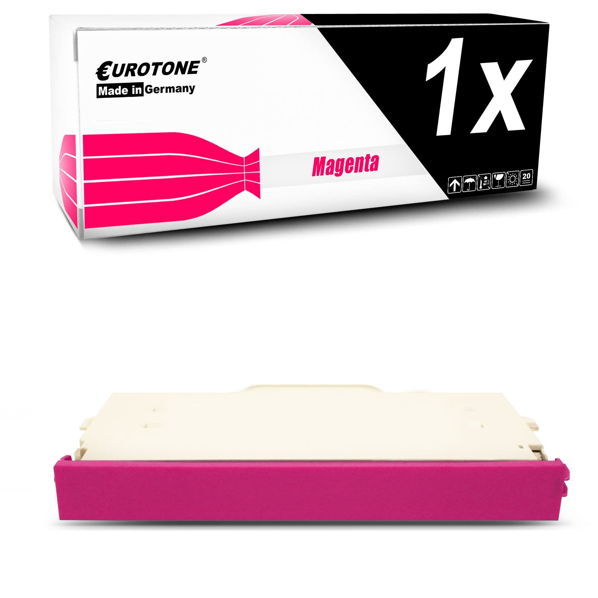 Eurotone Tonerkartusche TN04M, (Einzelpack, 1-St., Lieferumfang: 1er-Pack in Magenta Toner in Magenta), Eurotone Toner TN04M, 1er-Pack in Magenta, Magenta