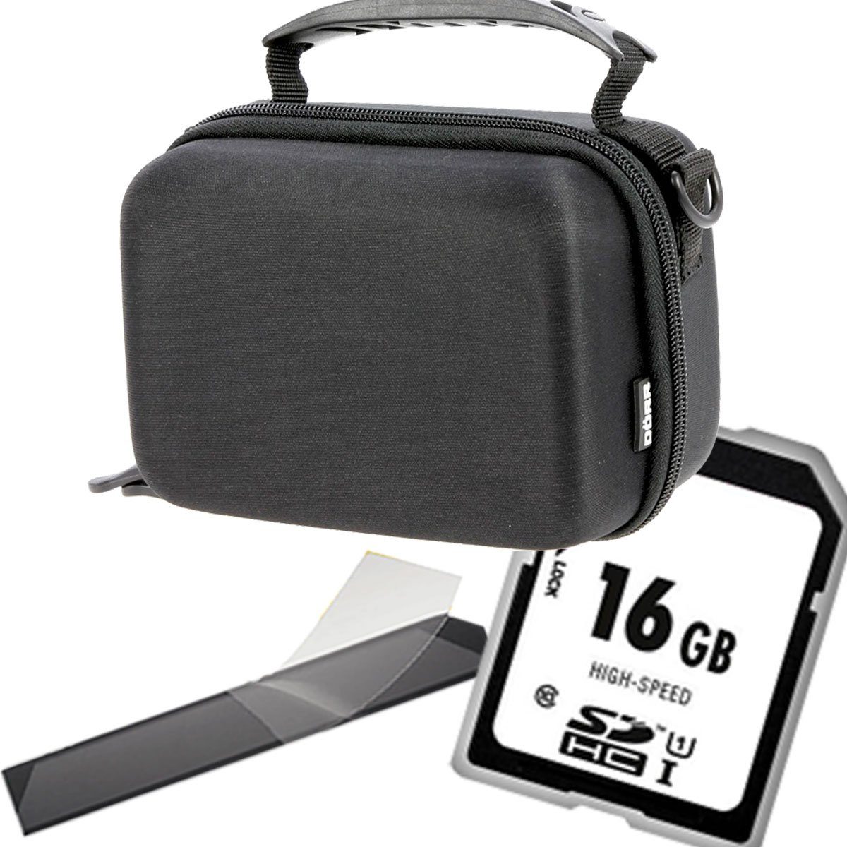 1A PHOTO PORST Kamerazubehör-Set Starterset für Panasonic Lumix DMC-TZ71EG