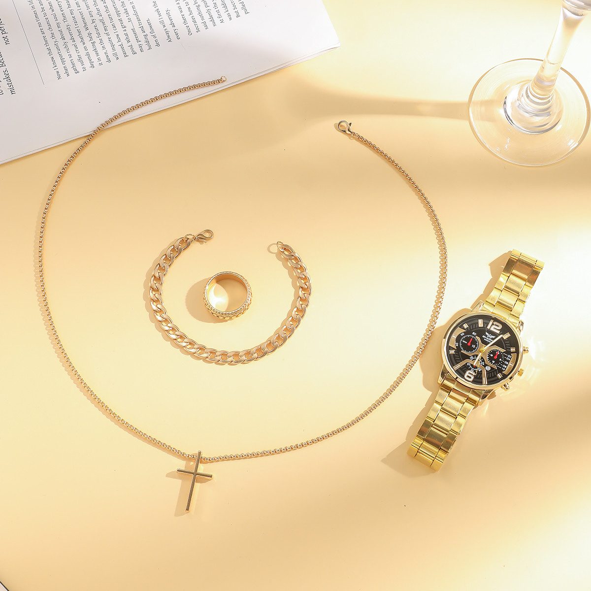 ibettertec Quarzuhr Herren Stahl Gürtel Uhr günstig online kaufen