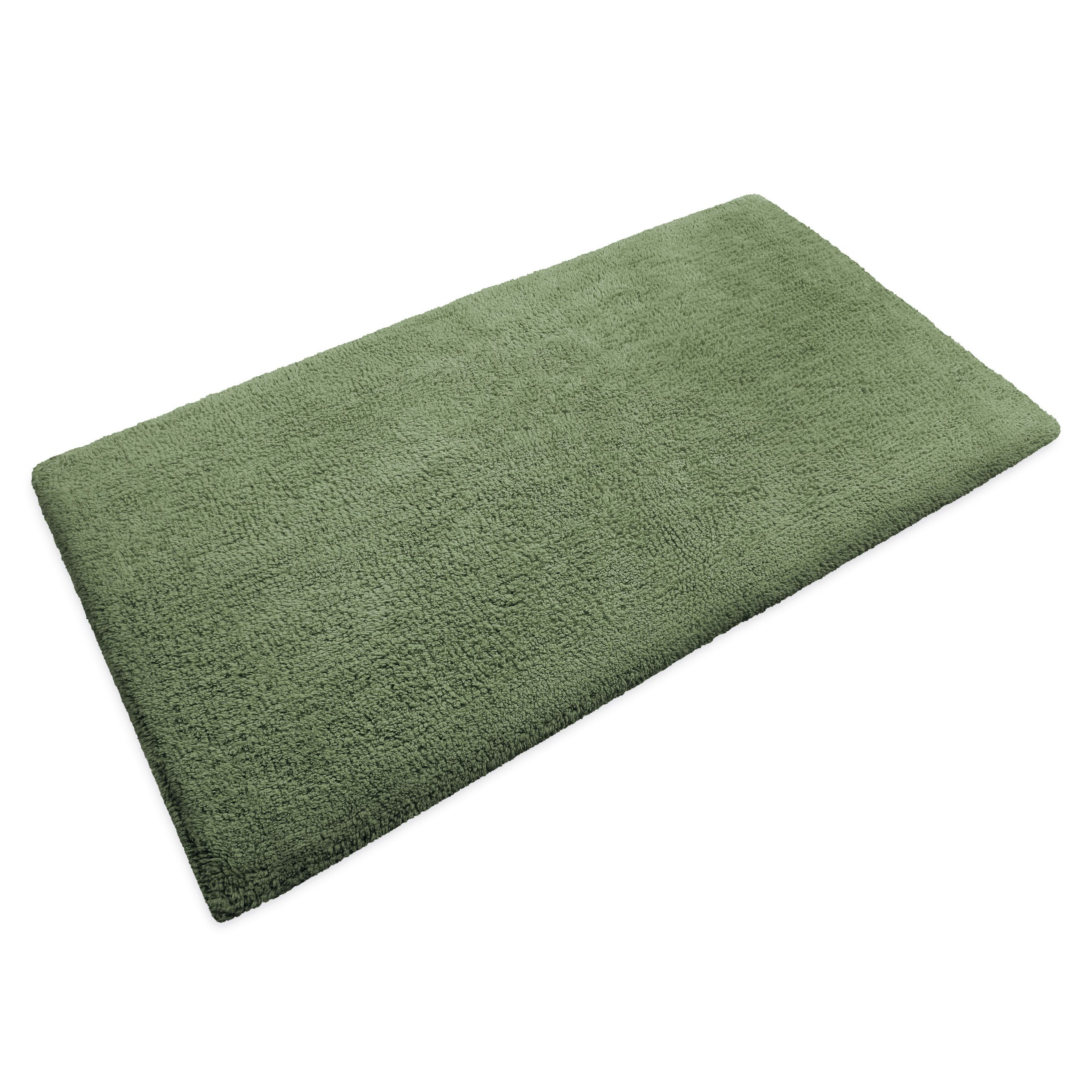 OTTO home Badematte Selenne, Höhe 20 mm, rutschhemmend beschichtet, fußbodenheizungsgeeignet, Baumwolle, rechteckig, Badteppich, getuftet, modern, Uni, antirutsch, flauschig, Baumwolle