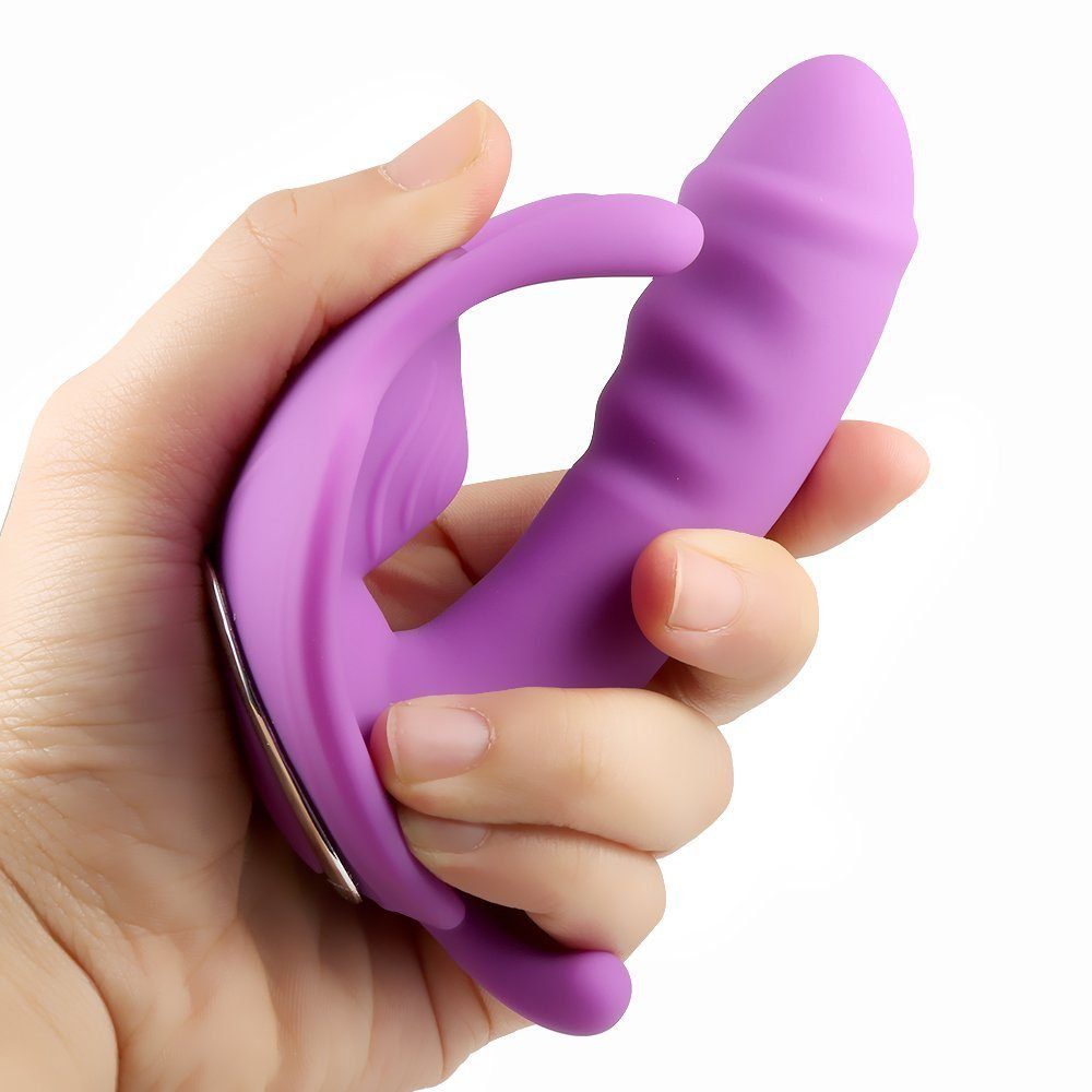 Butterfly Vibrator Sex LOVONLIVE Sie Klitoris G-punkt Modi Dildo Tragbar Paare, für mit für Butterfly-Vibrator Spielzeug 10 Fernbedienung Vibratoren Sexspielzeug
