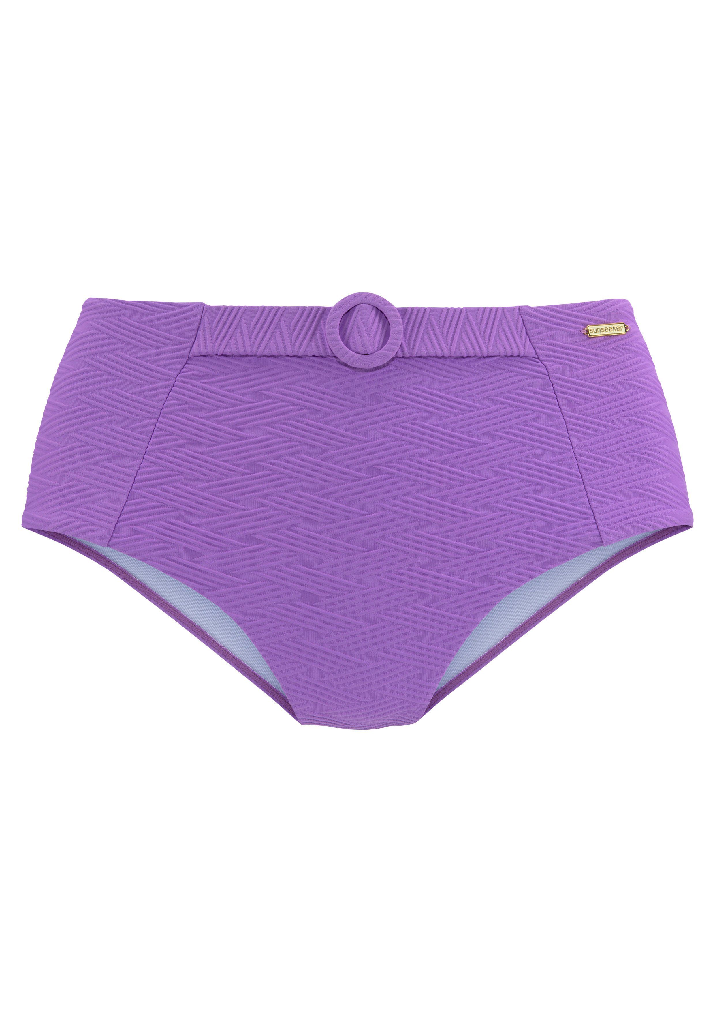 Sunseeker Highwaist-Bikini-Hose Loretta mit Ziergürtel günstig online kaufen