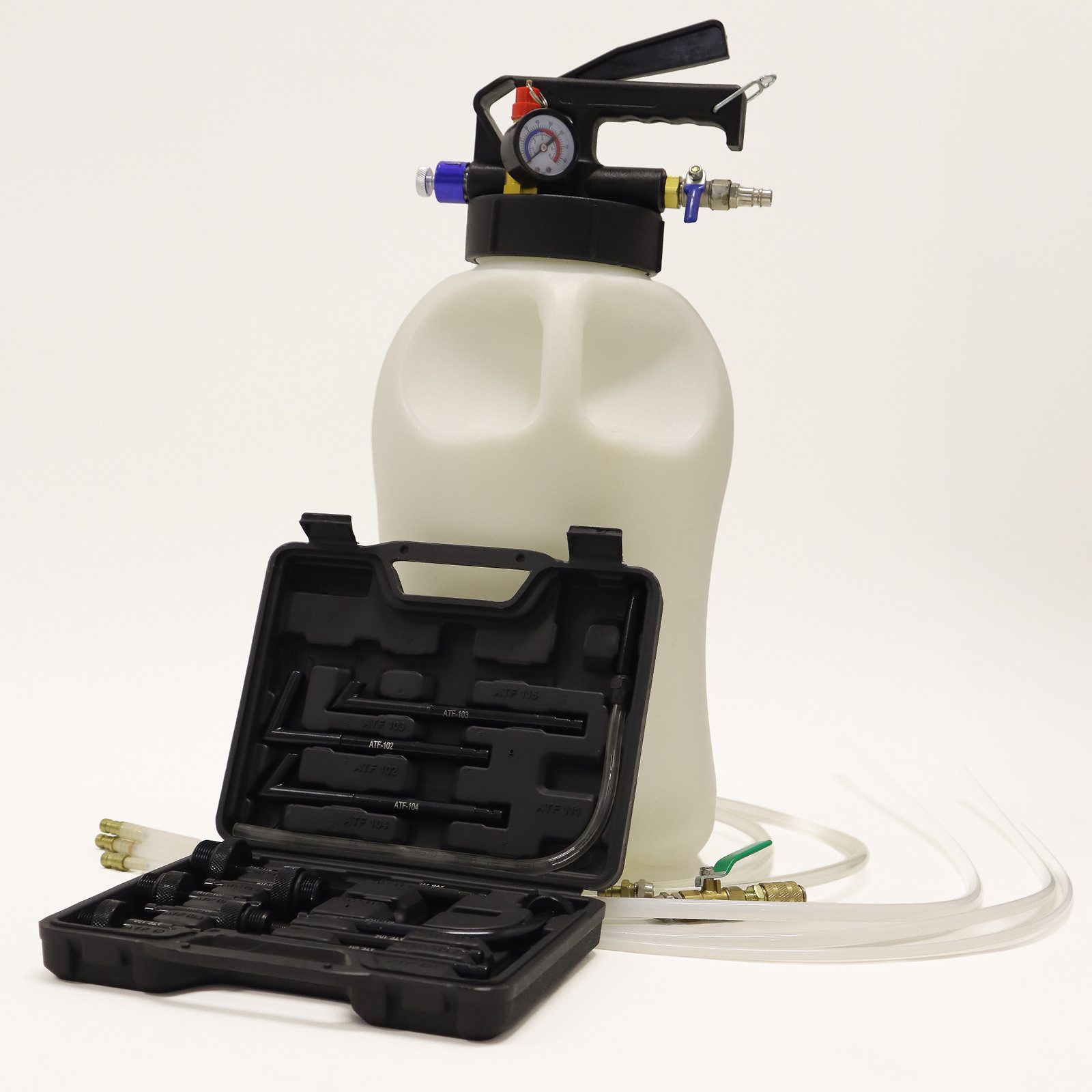 Bituxx Ölabsaugpumpe Getriebeöl Einfüllgerät Pneumatisch 10L (Set, 6-tlg., MS-19584)