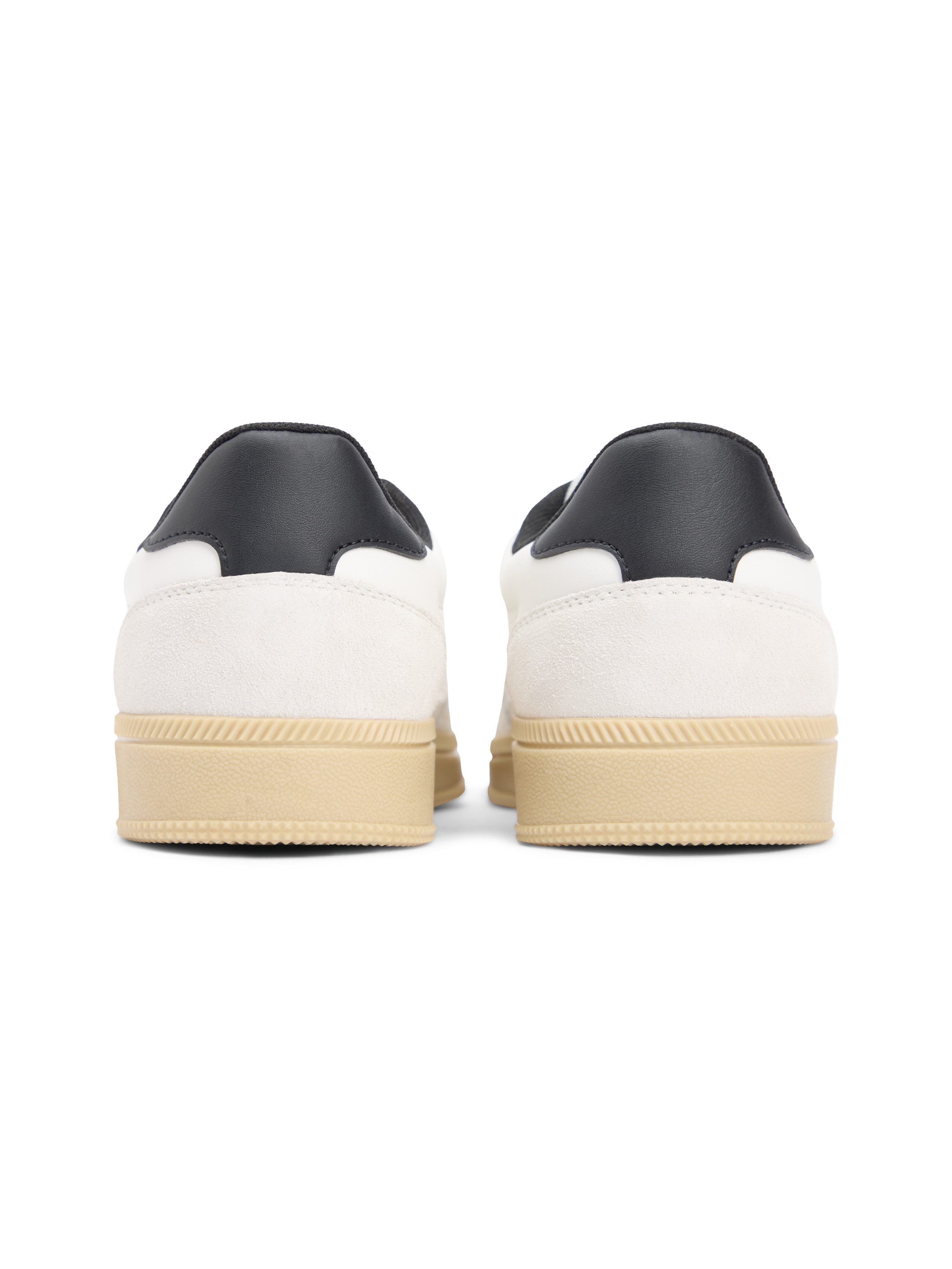 Tommy Jeans THE GREENWICH EDGE M LEATHER Sneaker Freizeitschuh, Halbschuh, Schnürschuh mit Lochmuster