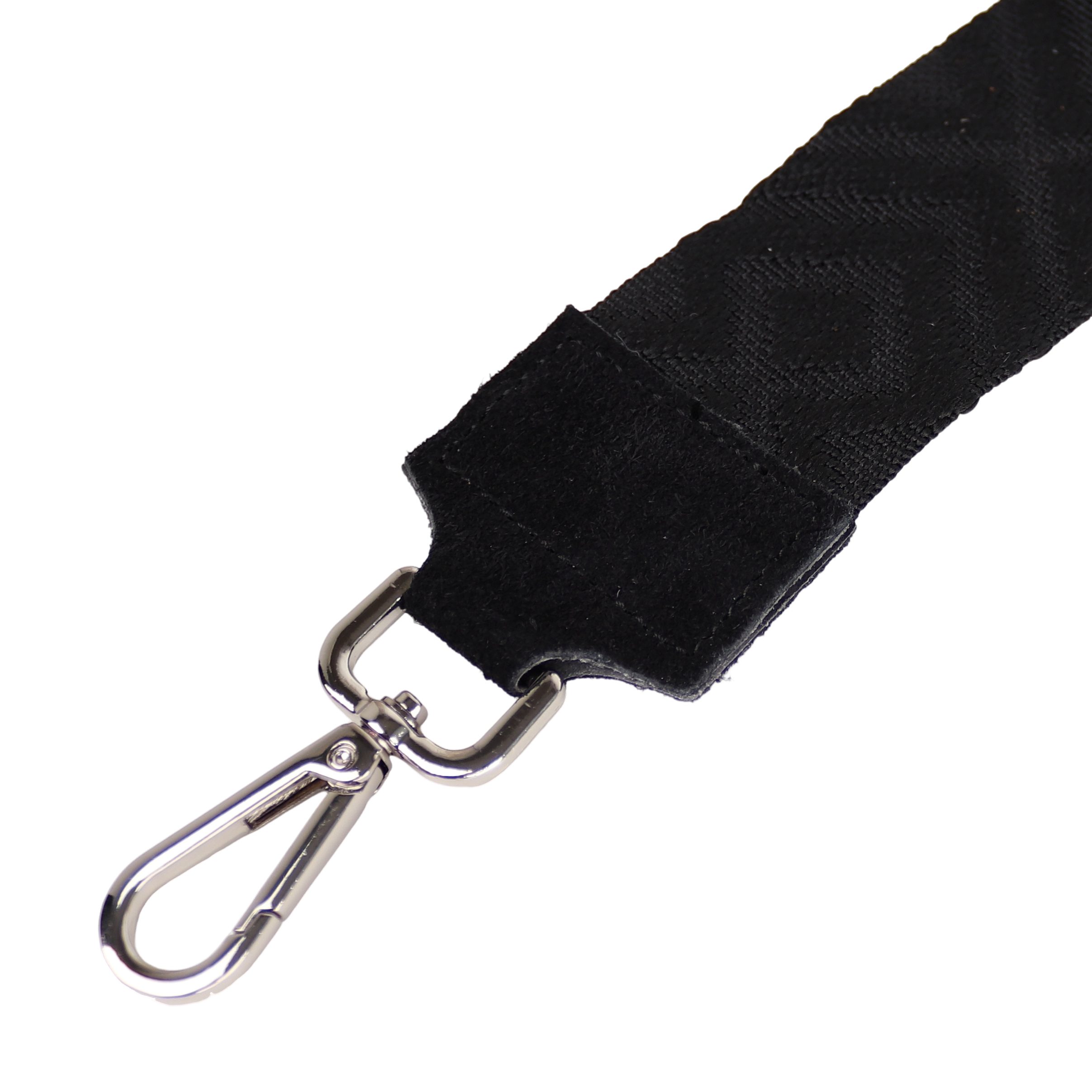 MIRROSI Schulterriemen Made in Italy aus Echtleder Schultergurt für Tasche zum Wechseln (passt perfekt für die Taschen aus Veloursleder) 5cm Breit Bohemian Style, Lederbesatz aus Wildleder