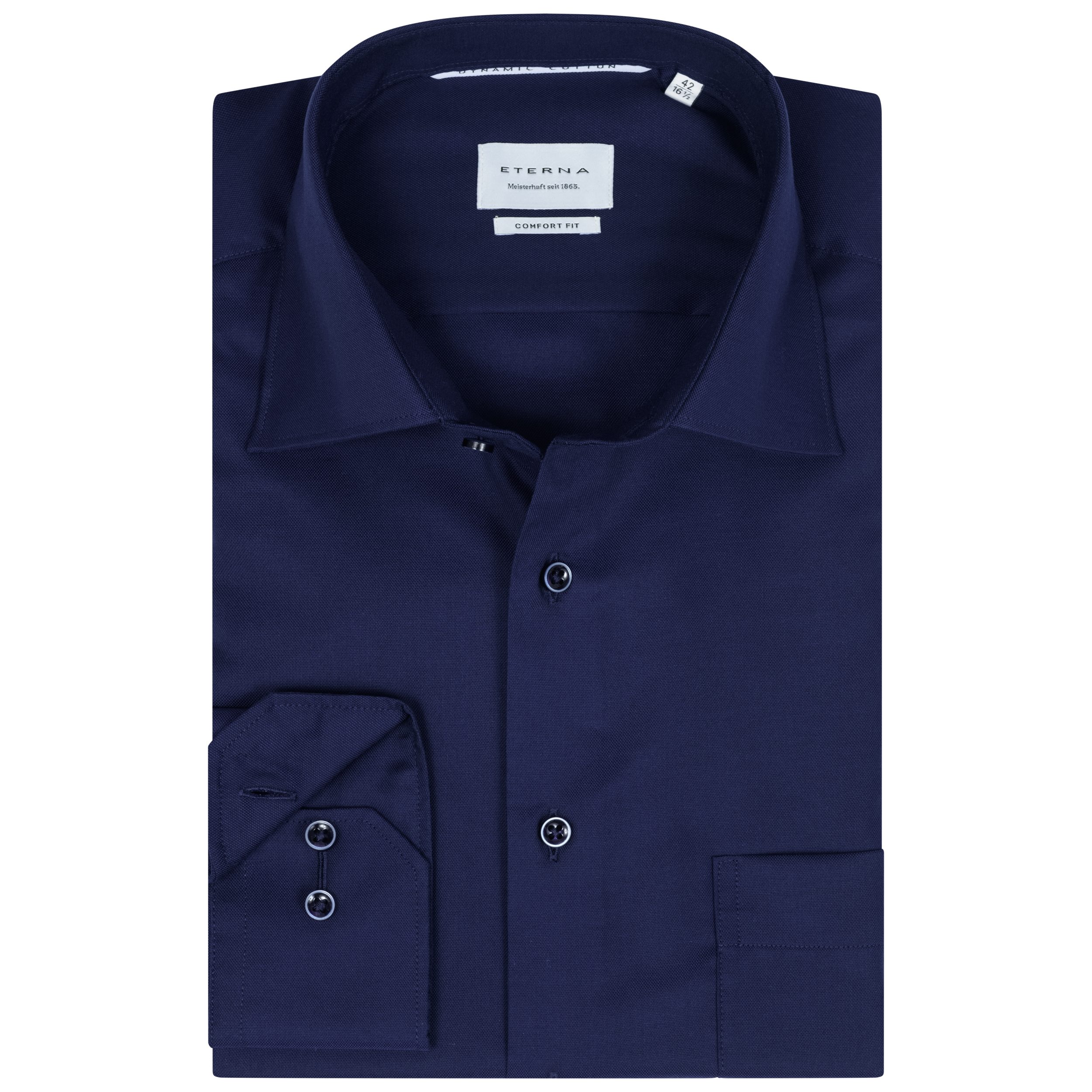 Eterna Businesshemd Comfort Fit, Bügelfrei, Blau günstig online kaufen