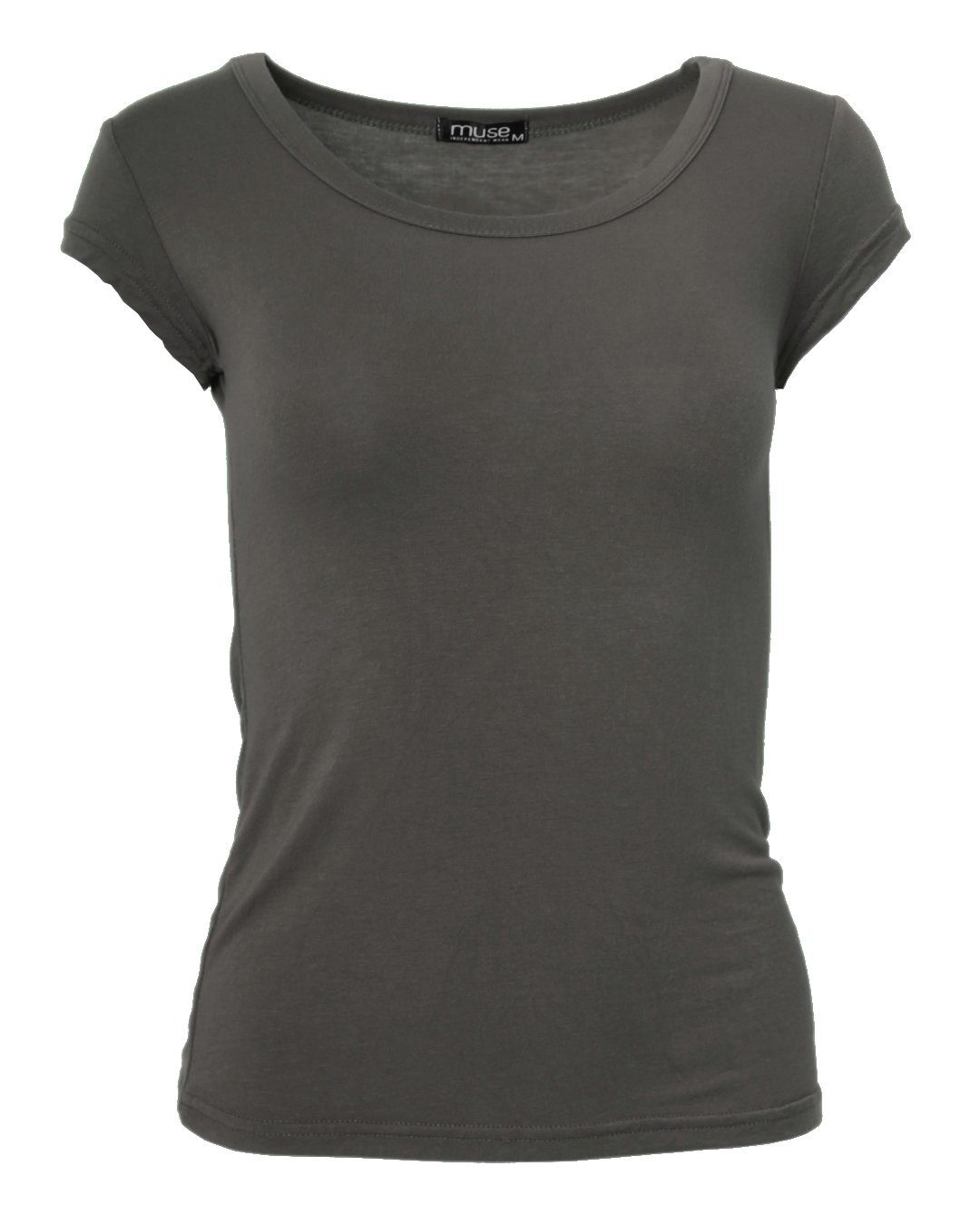 Muse T-Shirt Basic Kurzarm T-Shirt Skinny günstig online kaufen