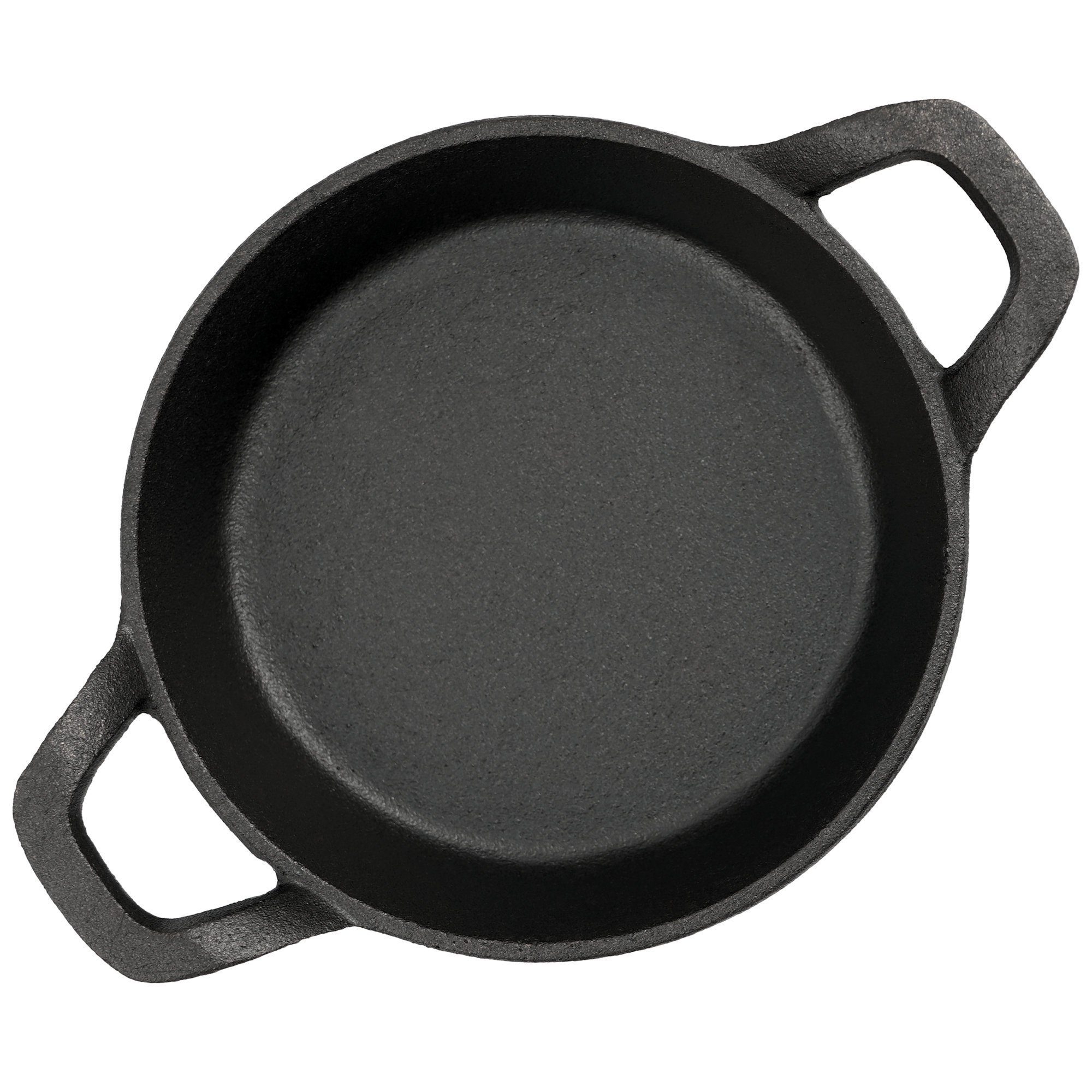 (6 - Gusseisen Ø Gusseisen 20 schwarz, Stück) cm Servierpfännchen rund, Servierpfanne BBQ-Toro