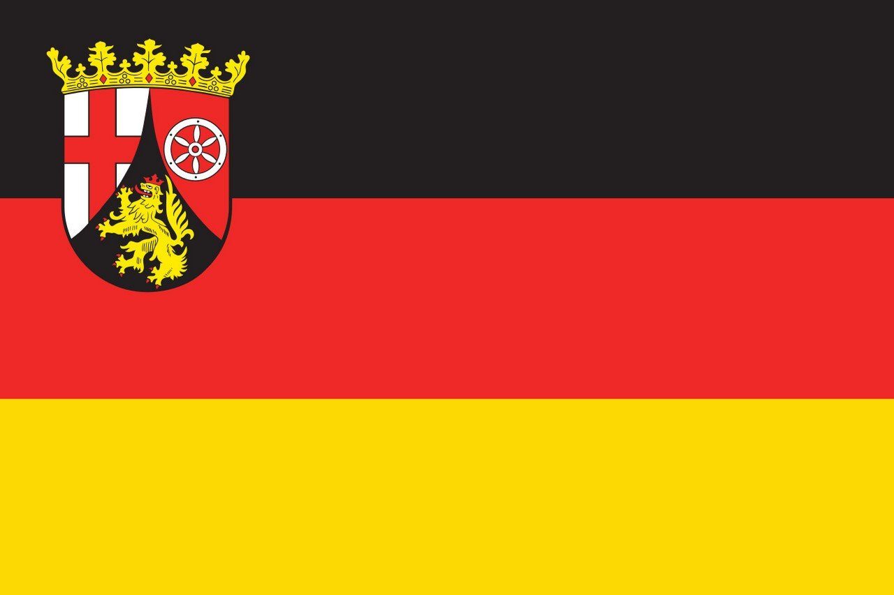 Flagge Rheinland-Pfalz Querformat g/m² 120 flaggenmeer