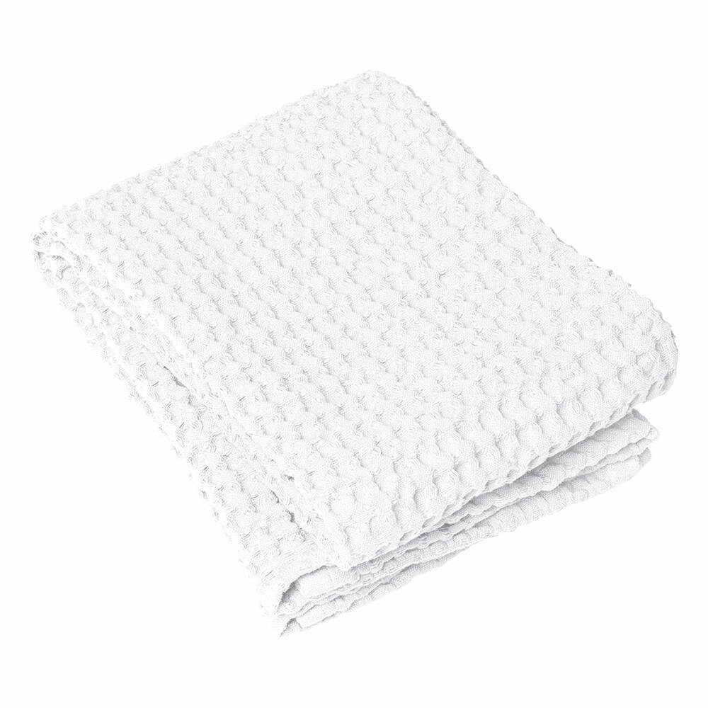 100% Waffelpiqué White blomus Handtuch 100 Caro Baumwolle (1-St), cm, x 50