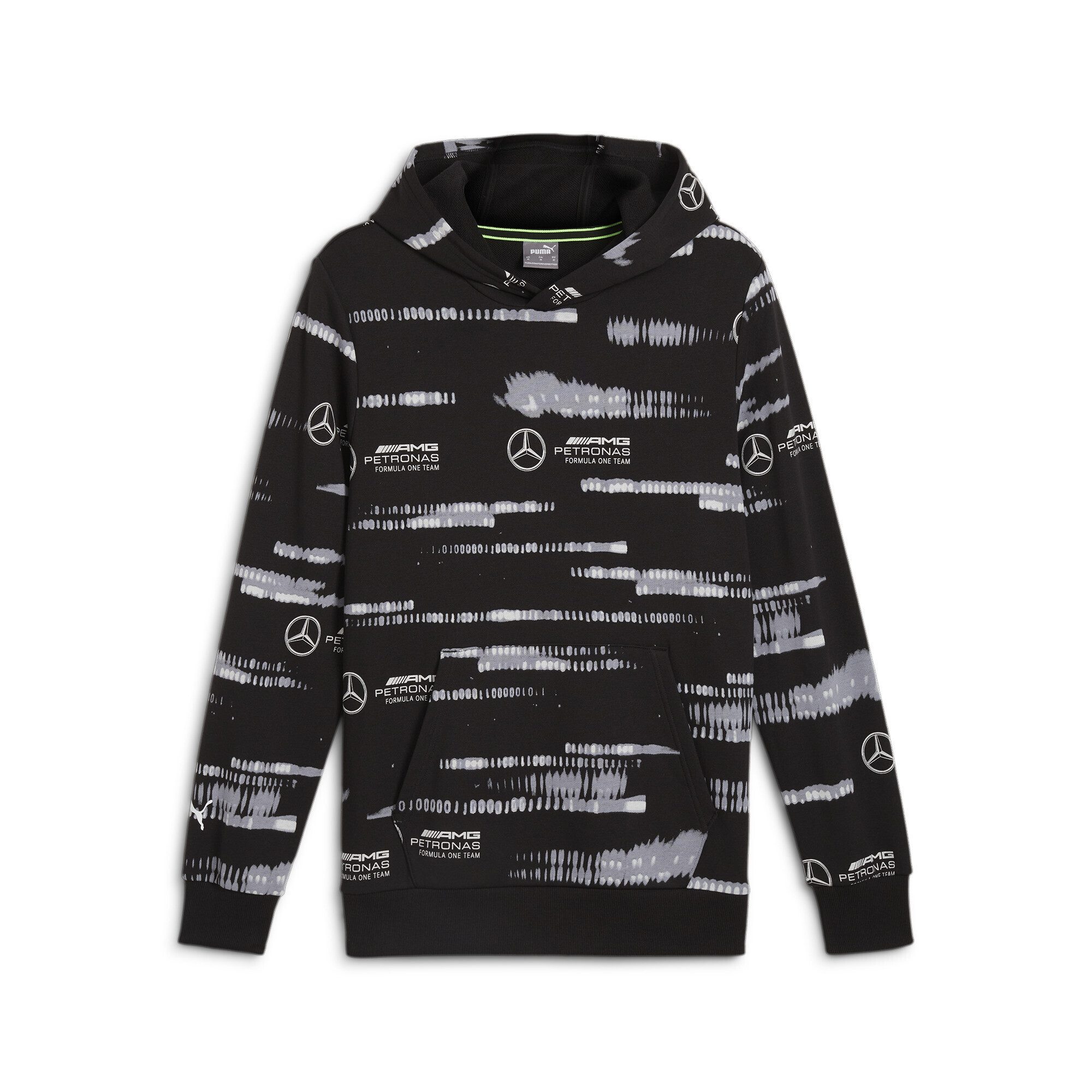 PUMA Hoodie Mercedes AMG Petronas F1 Logo Hoodie mit Allover Print Herren