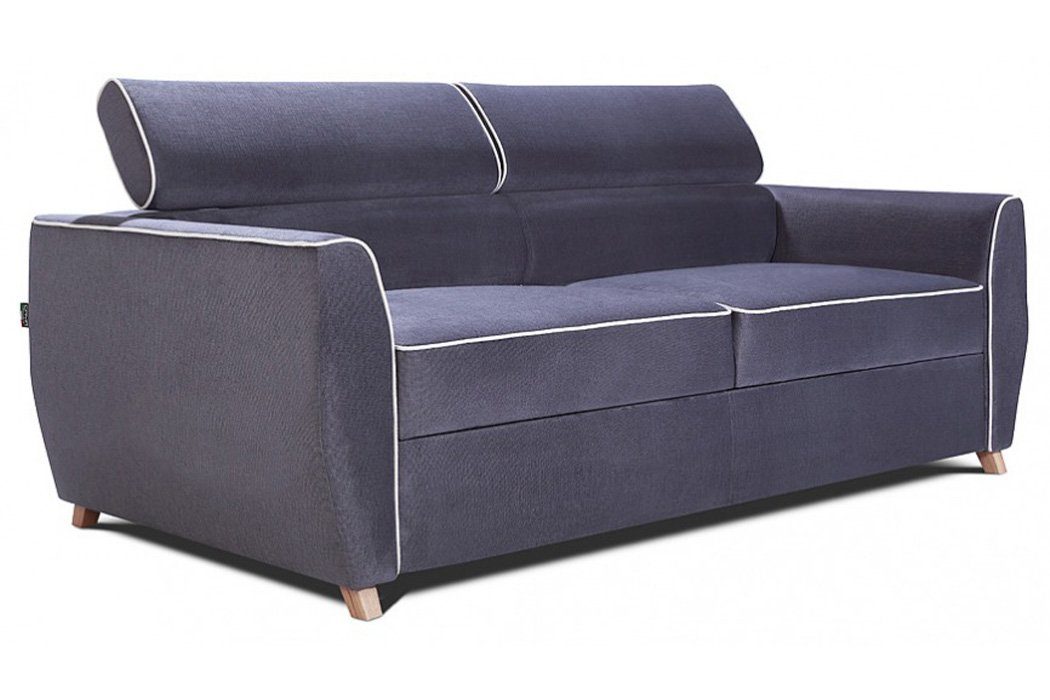 JVmoebel Sofa, Design Dreisitzer Bettfunktion Sitzer Couch Sofa Textil 3 Modern