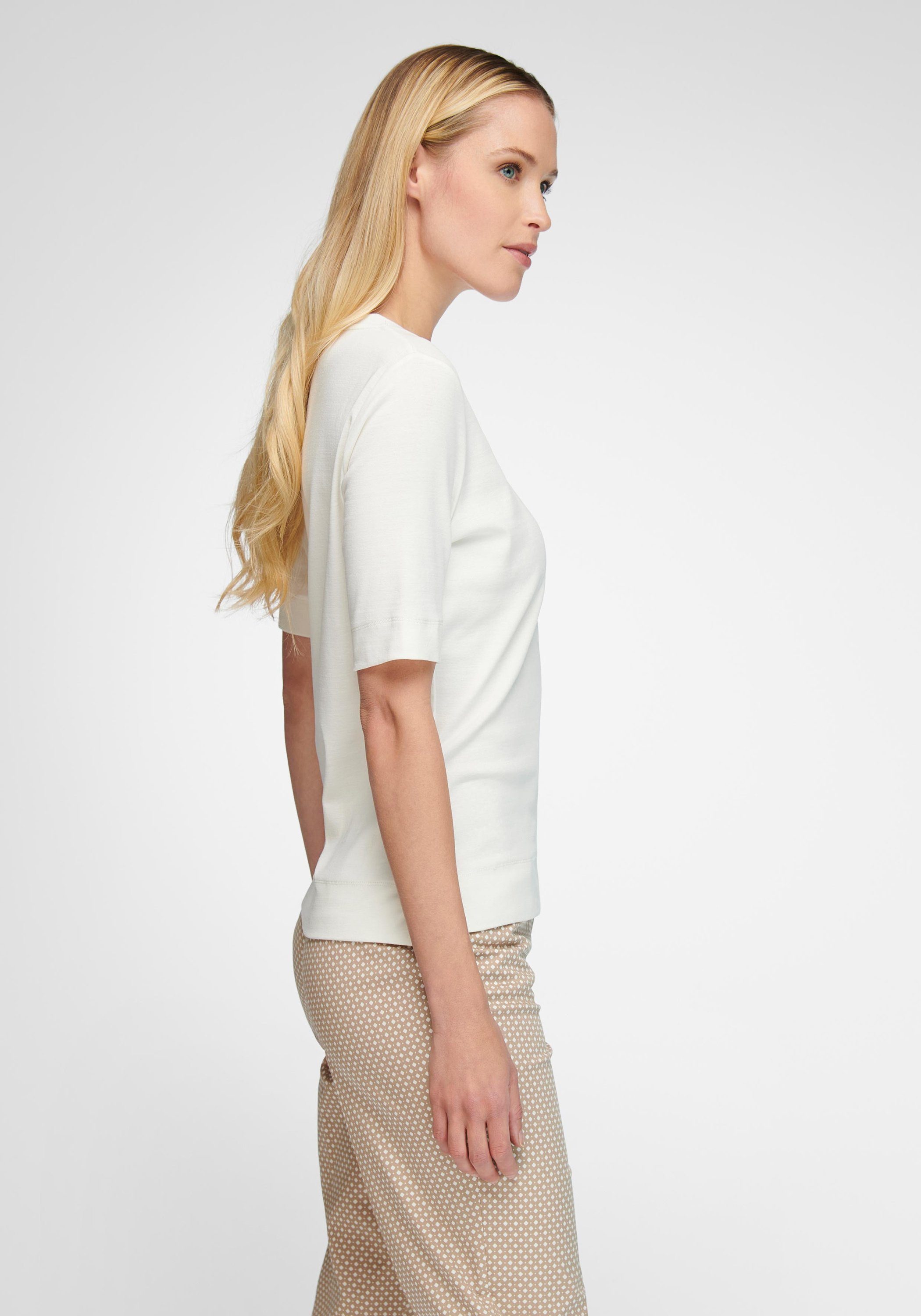 Longshirt offwhite cotton Basler