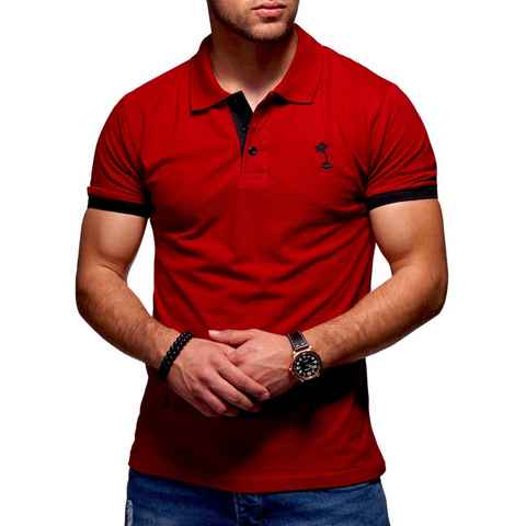 Style-Division Poloshirt SDLOSANG Basic Polo-Hemd