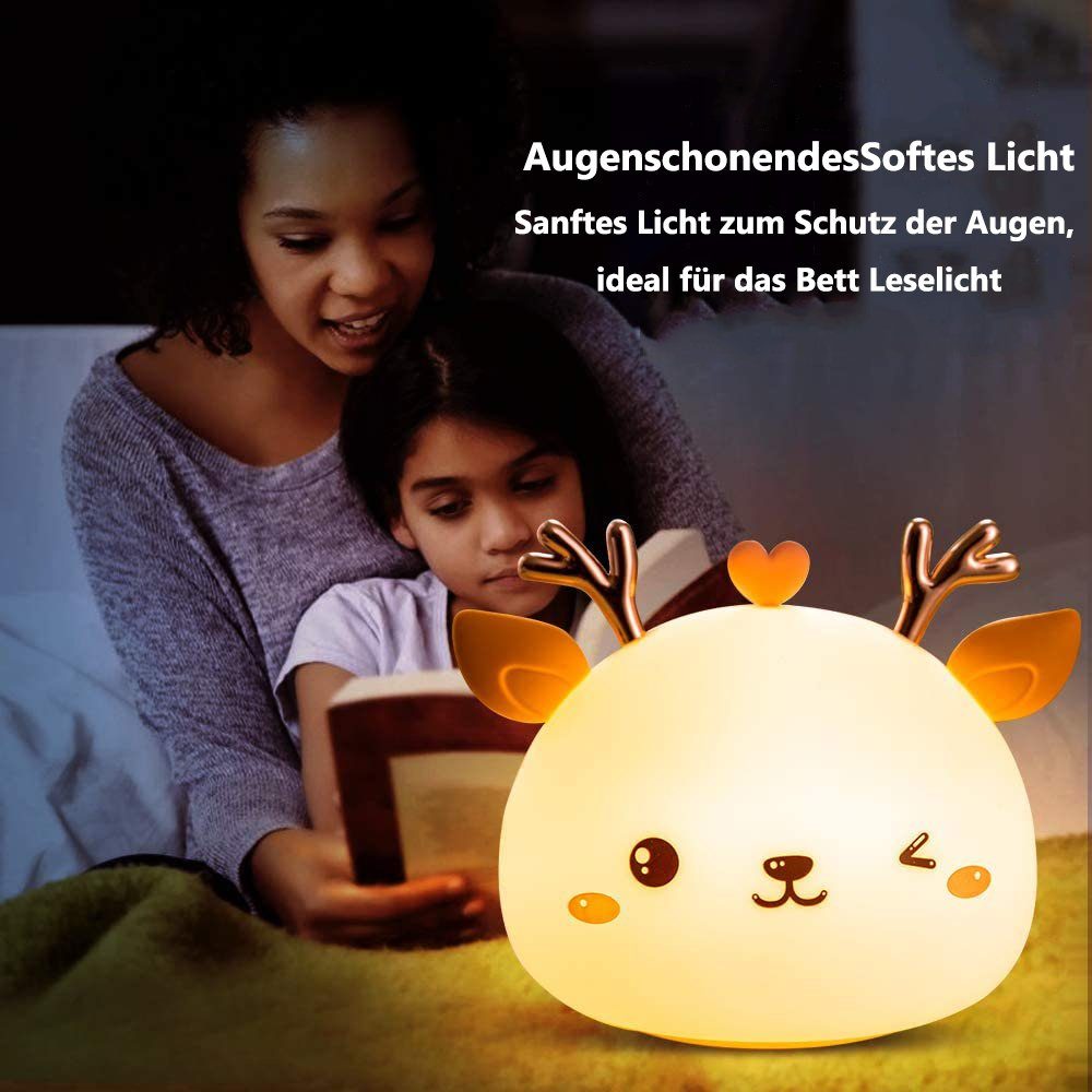 Nachtlicht LED Kinderzimmer Baby Nachtlicht Kinder, LED Kinder GelldG Nachtlampe