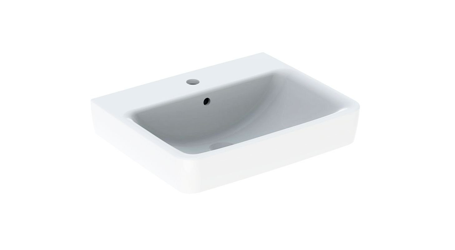 Waschbecken Geberit Renova Plan Waschtisch 60 mit Beschichtung