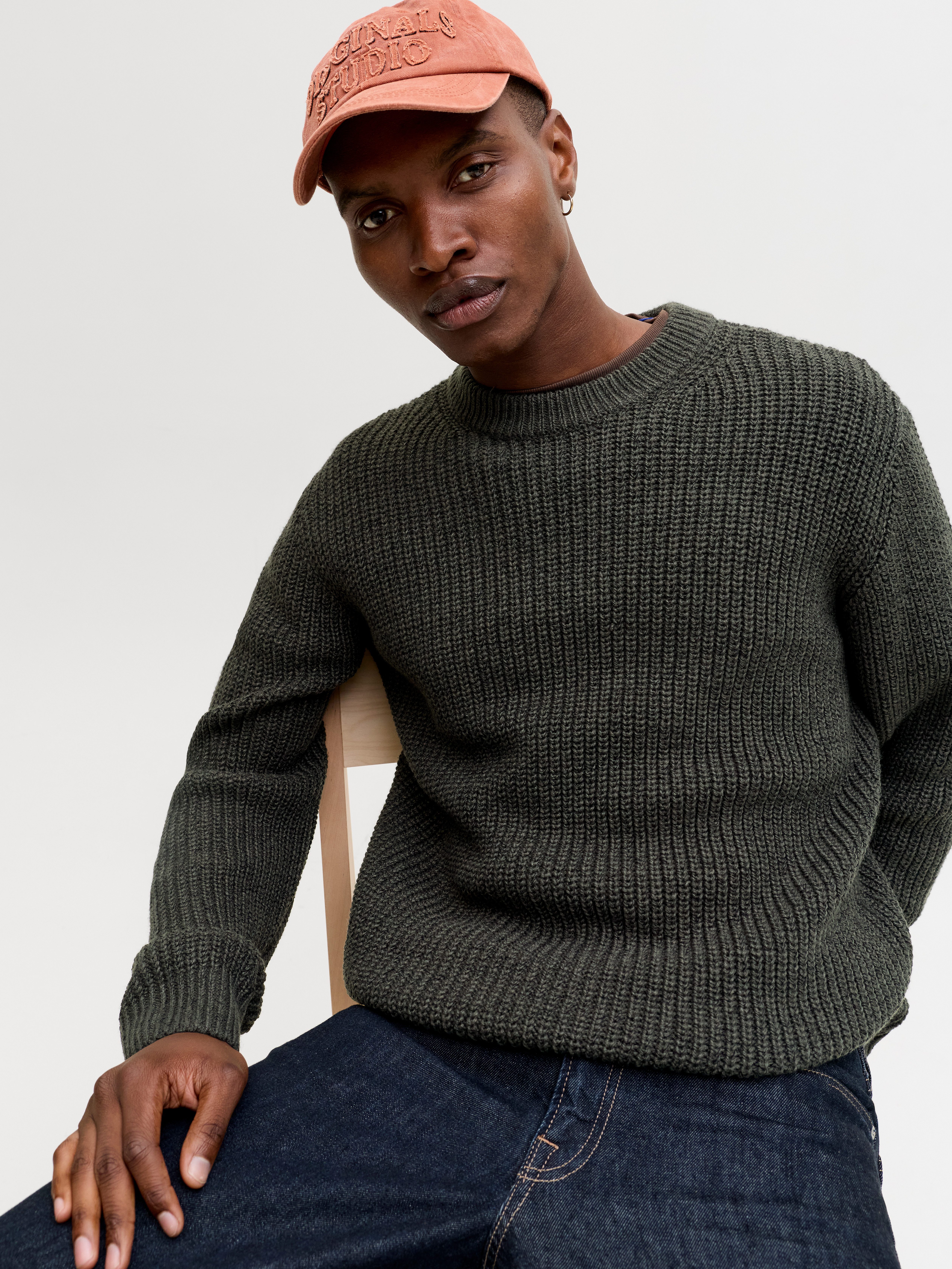 Jack & Jones Strickpullover JORBLEECKER KNIT CREW NECK BF günstig online kaufen