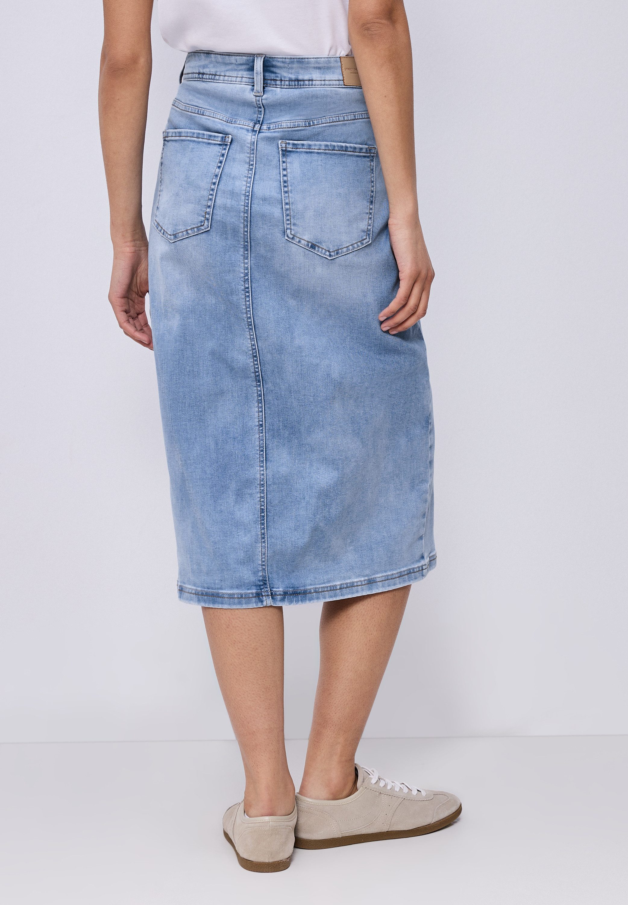 STREET ONE Jeansrock High Waist