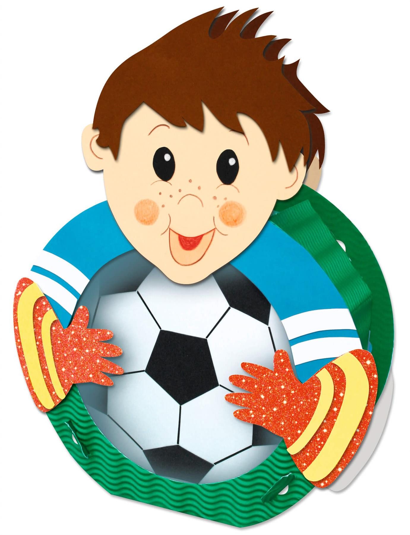 URSUS Bastelnaturmaterial URSUS Laternen-Bastelset 24 Fußballer günstig online kaufen